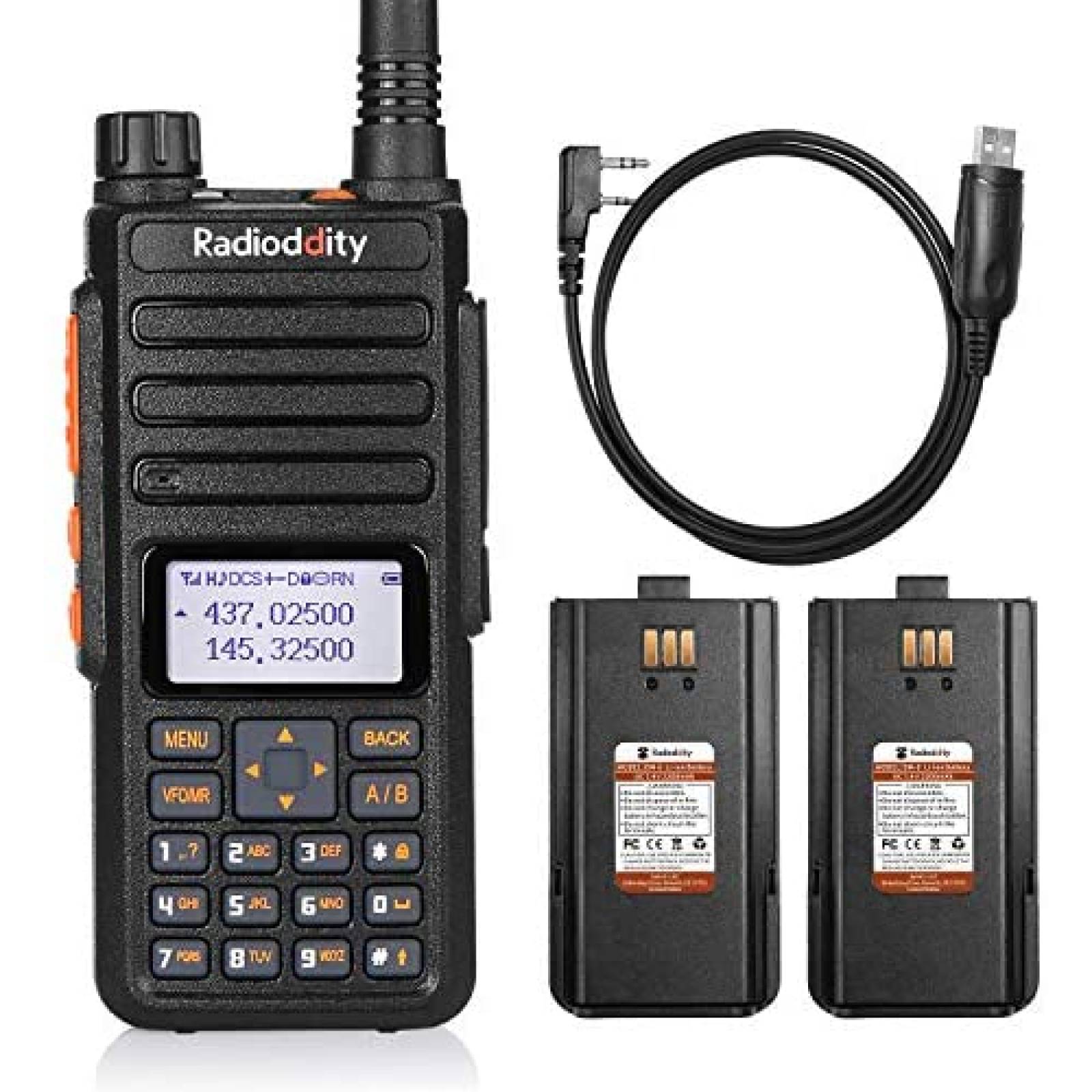 Radio Bidireccional Radioddity GA-510 10W 2200mAh -Negro 