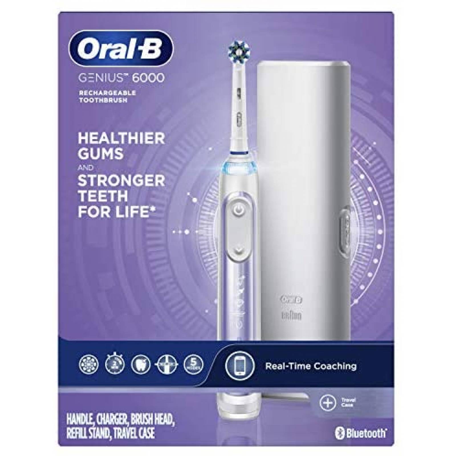 Cepillo de Dientes Eléctrico Oral-B Pro 6000 Smart -Blanco