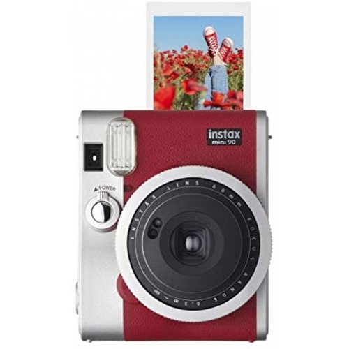 Cámara Instantánea Fujifilm Mini 90 3.61"x2.25"x4.5" -Rojo 