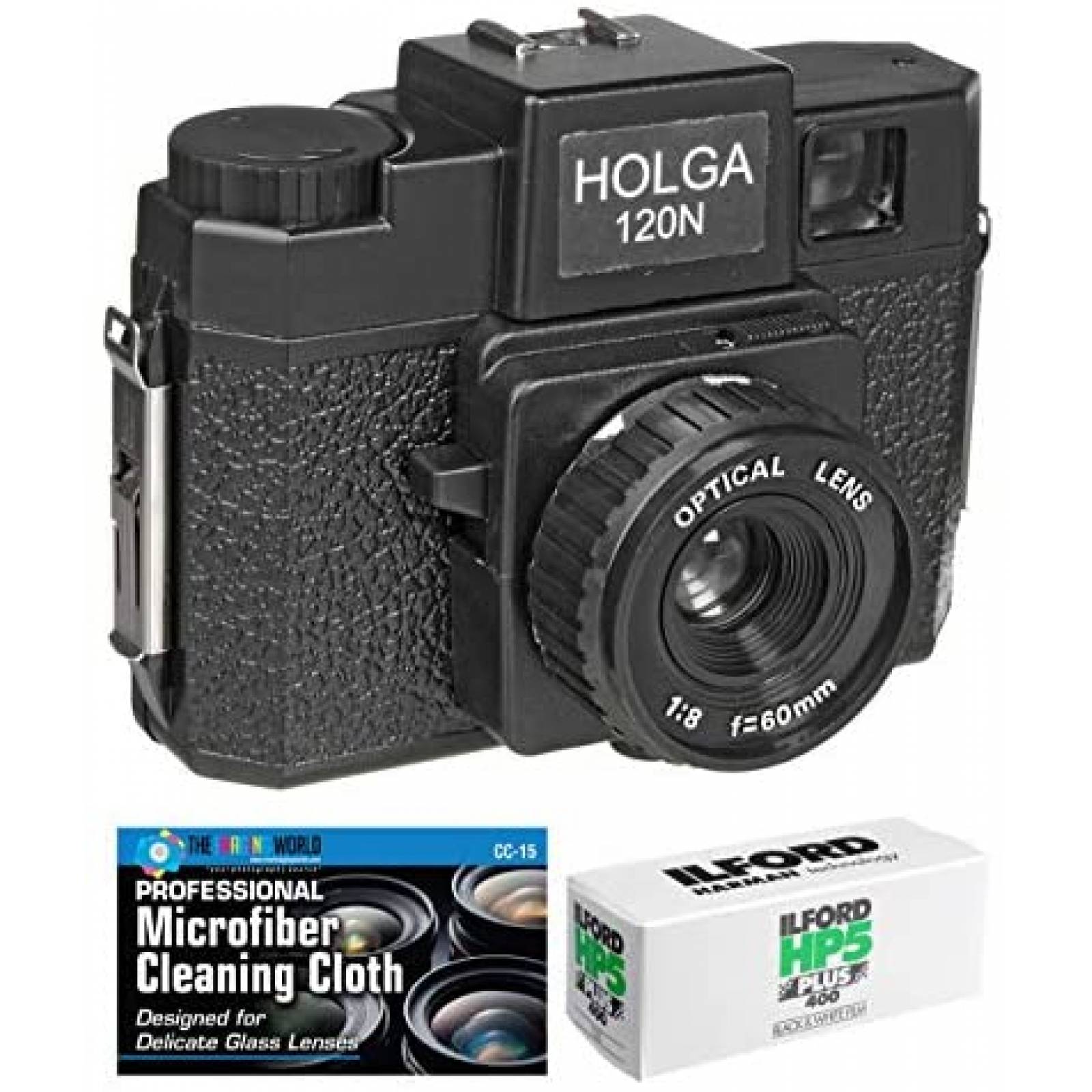 Cámara The Imaging World Holga 120N con Paquete de Película