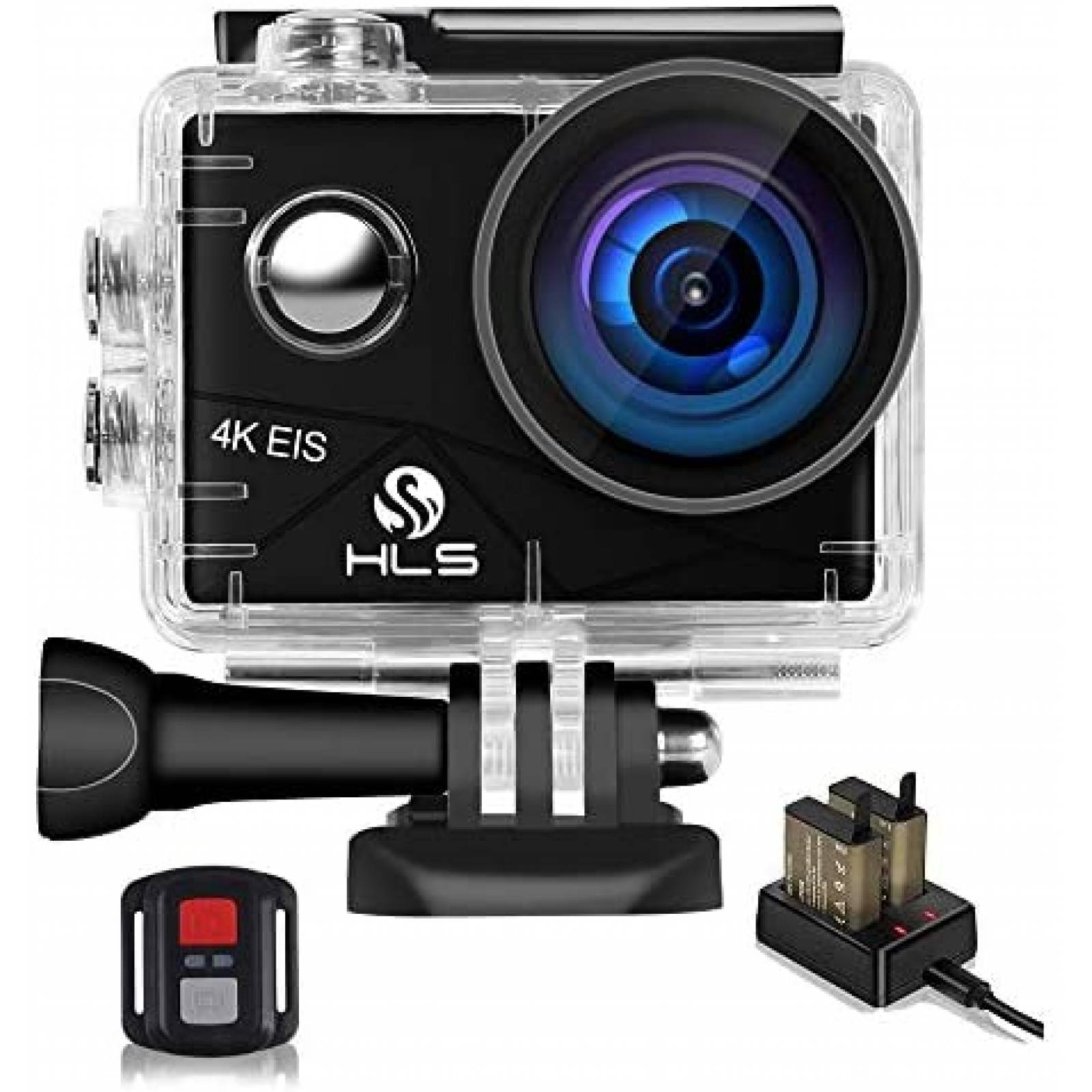 Cámara de Acción HLS K WiFi 170 Grados A Prueba de Agua 