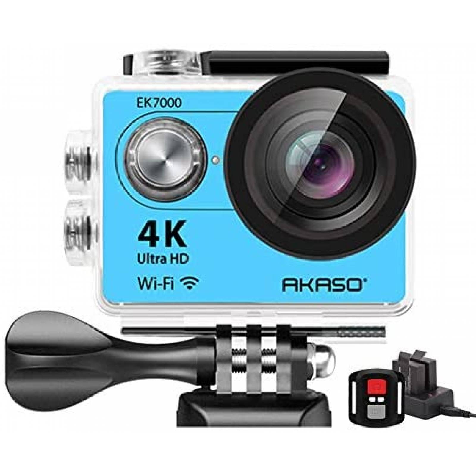 Cámara de Acción AKASO 4K HD WiFi A Prueba de Agua -Aqua