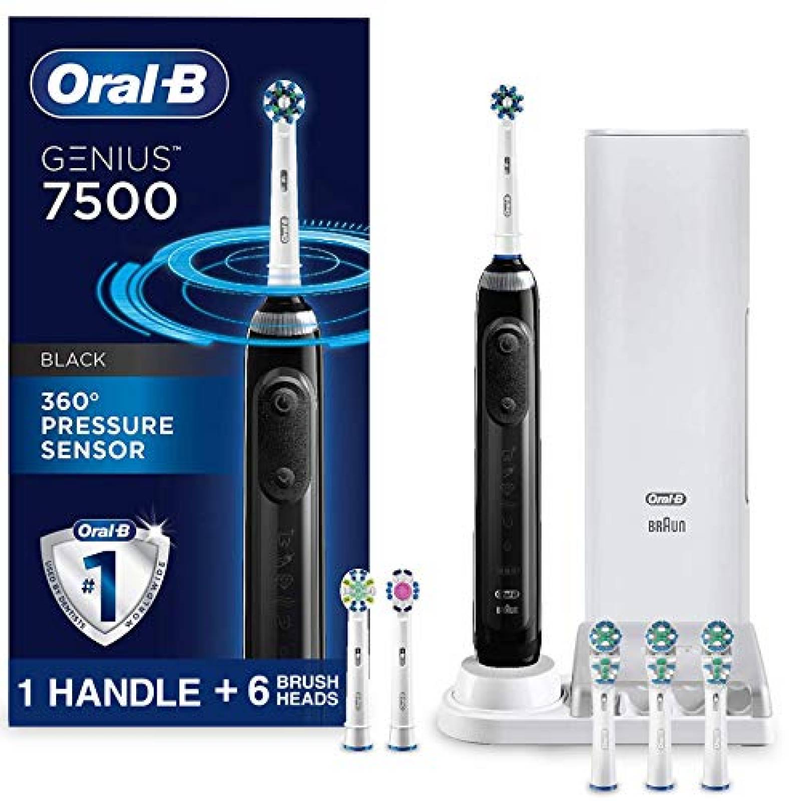 Cepillo de Dientes Eléctrico Oral-B Genius 7500 con Repuesto 