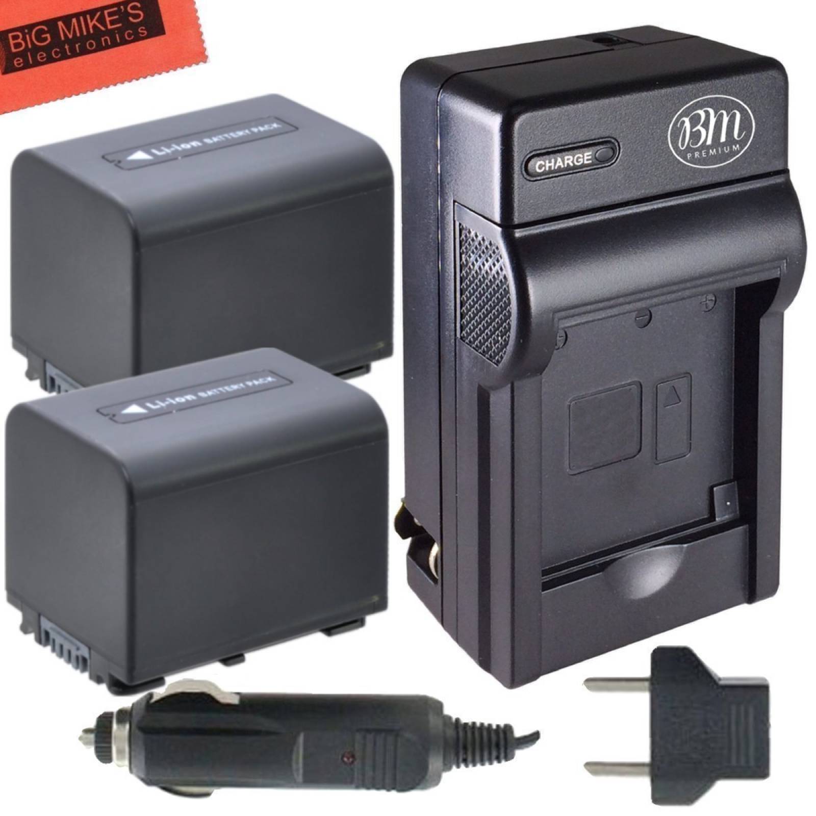 Batería Cámara Big Mike's Sony Np-fv70 2540mah Cargador 2pza