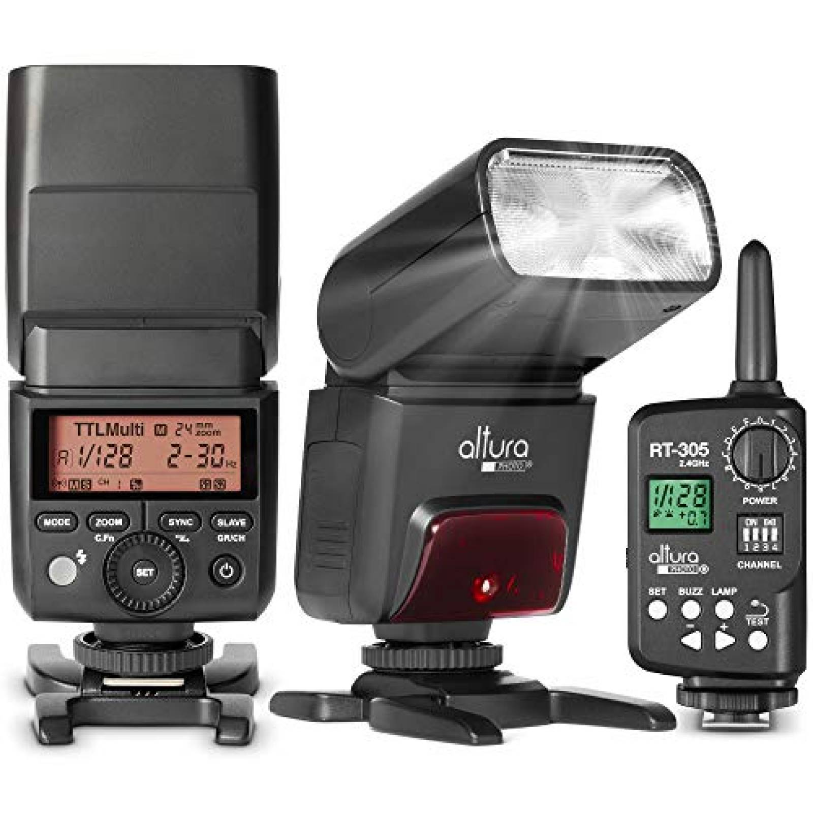 Flash de cámara Altura Photo AP-305C para Canon 2.4GHz 