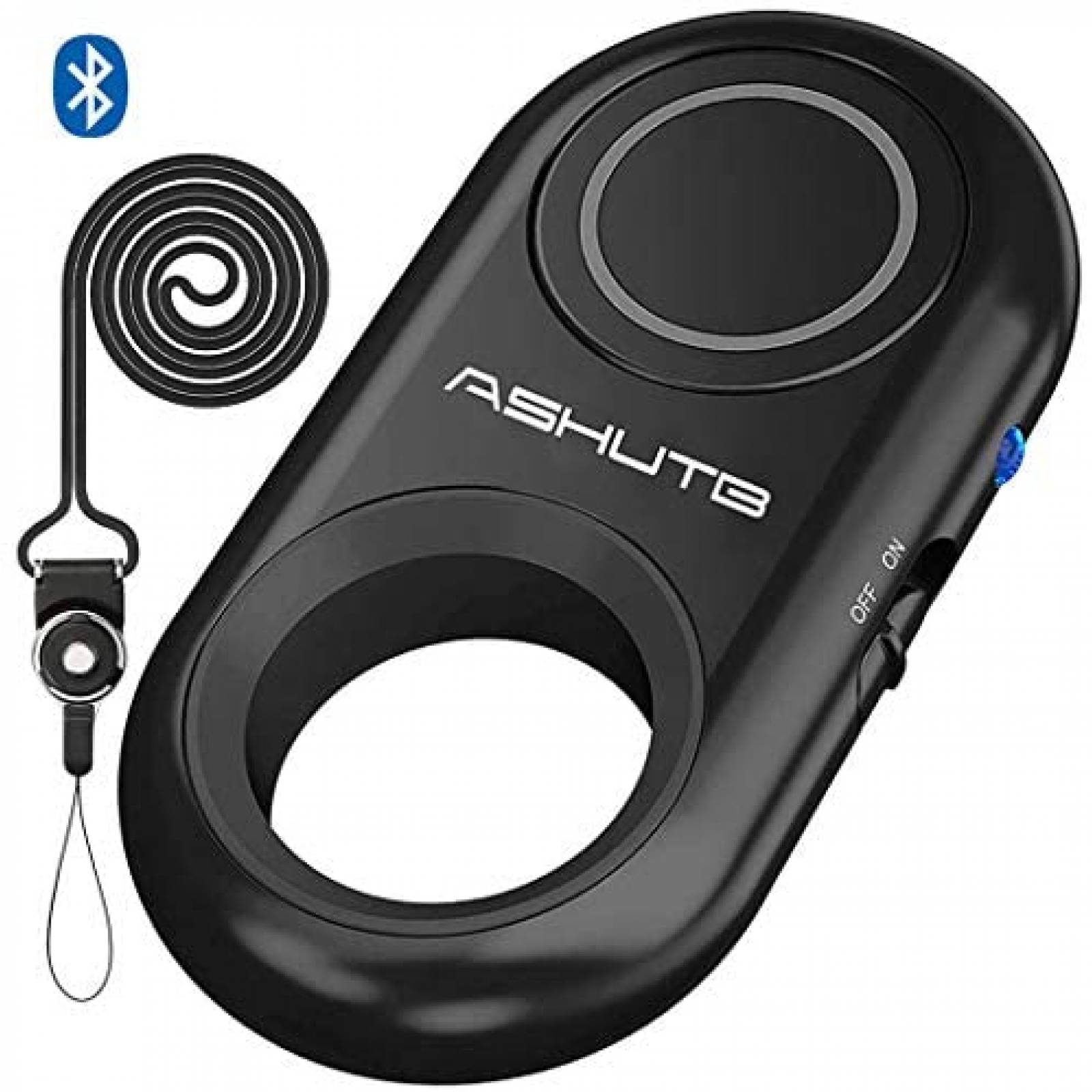 Control de cámara ASHUTB Bluetooth para celular -Negro