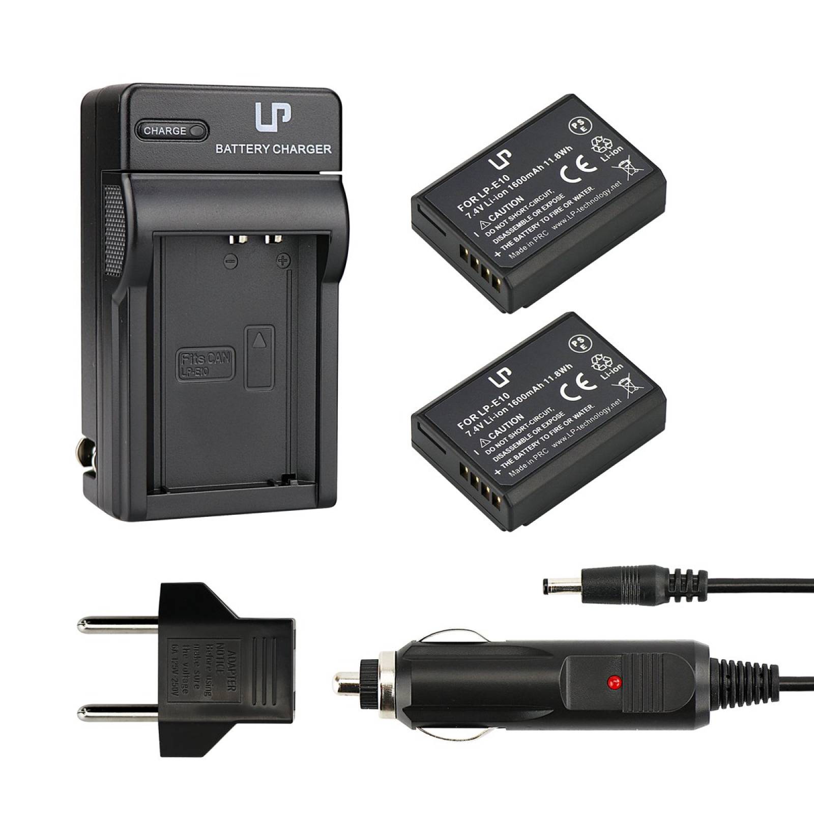 Baterías Lp De 1600mah Para Canon Eos Rebel T3, T5, T6, 1100 