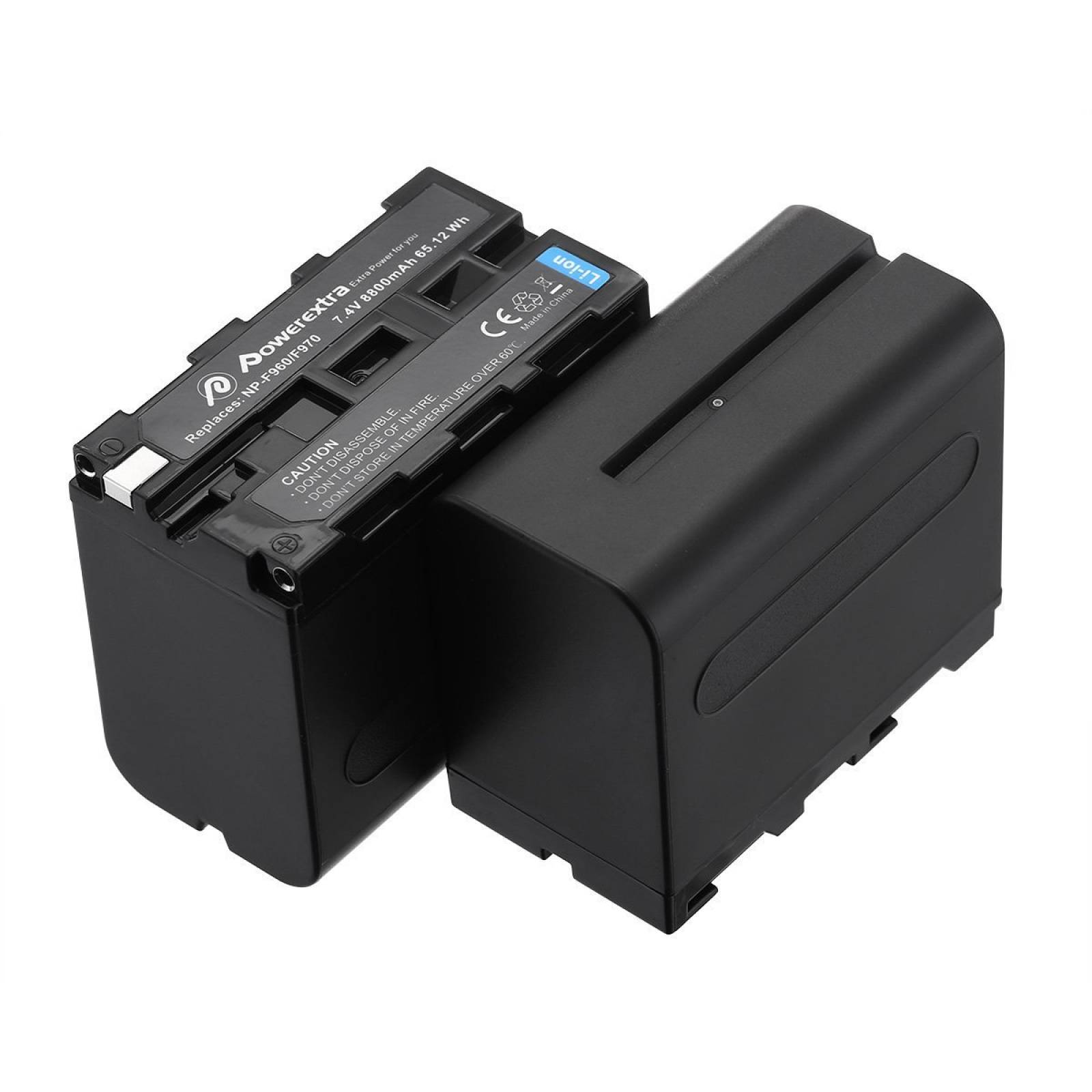 Baterías Powerextra 2 Piezas De 8800mah Para Sony Np-f970 