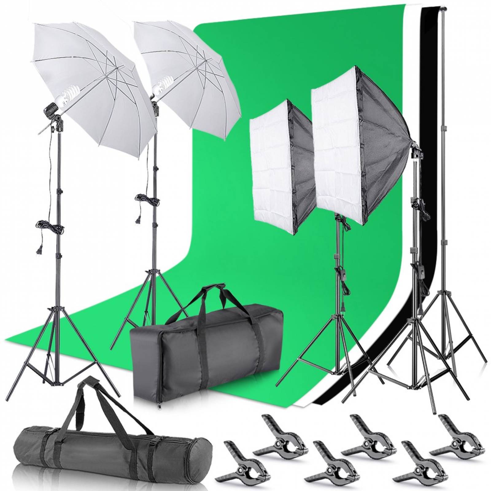 Softbox Neewer Sistema De Soporte 2.6m X 3m/8.5ftx10ft-5500k 