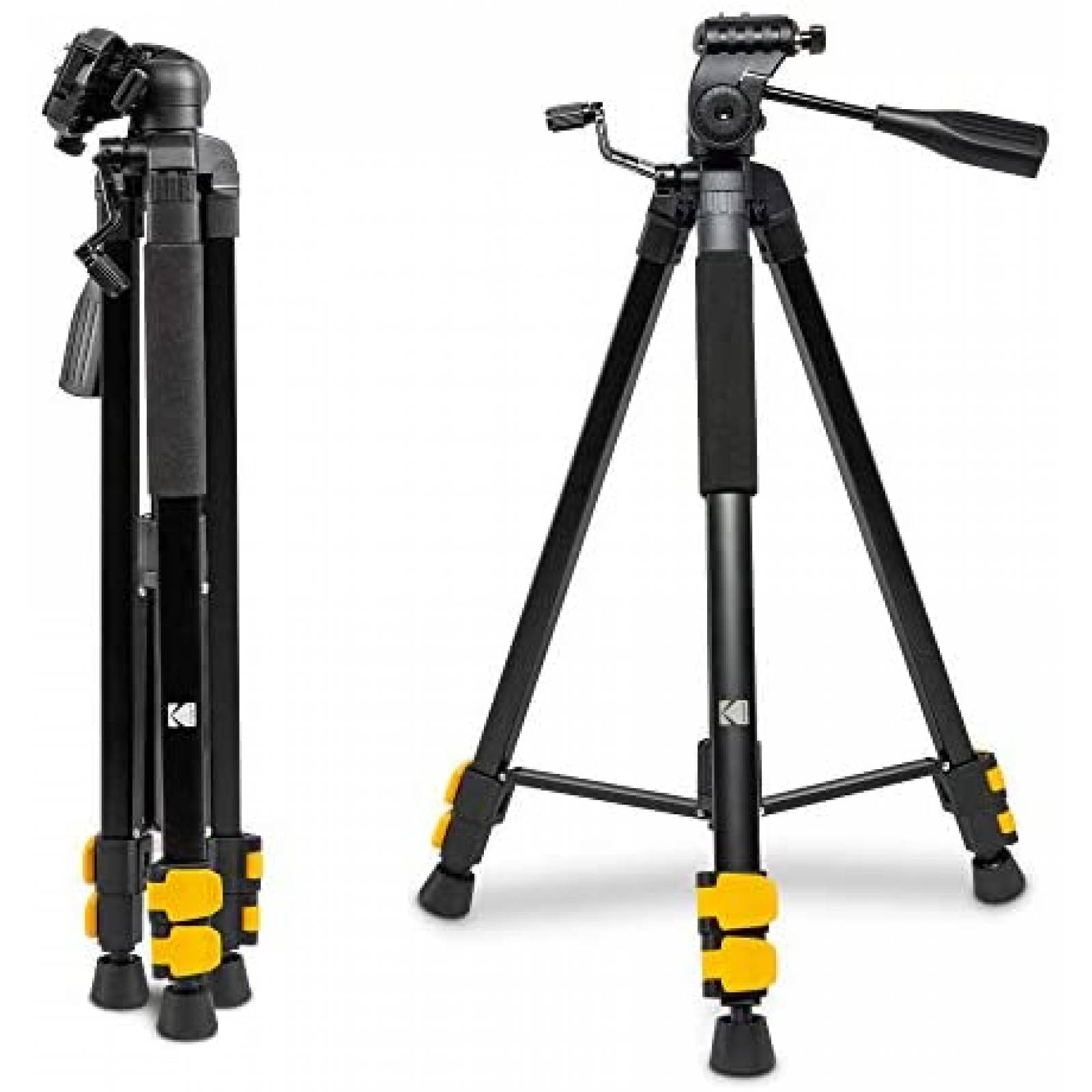 Tripode KODAK Ajustable 22-62'' Ligero y Compacto -Negro