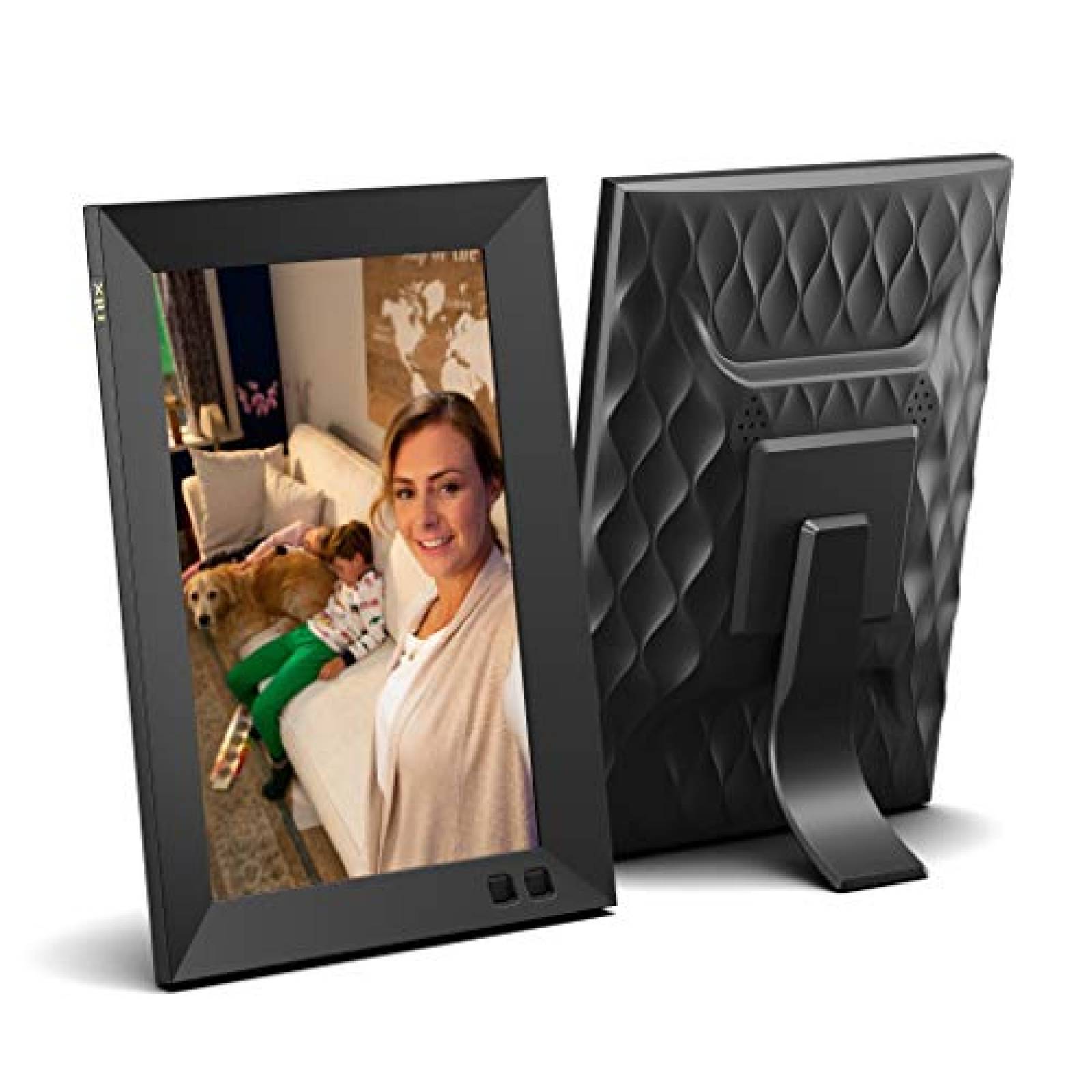 Marcos de fotos digital Nix New Parent de 8" -negro 