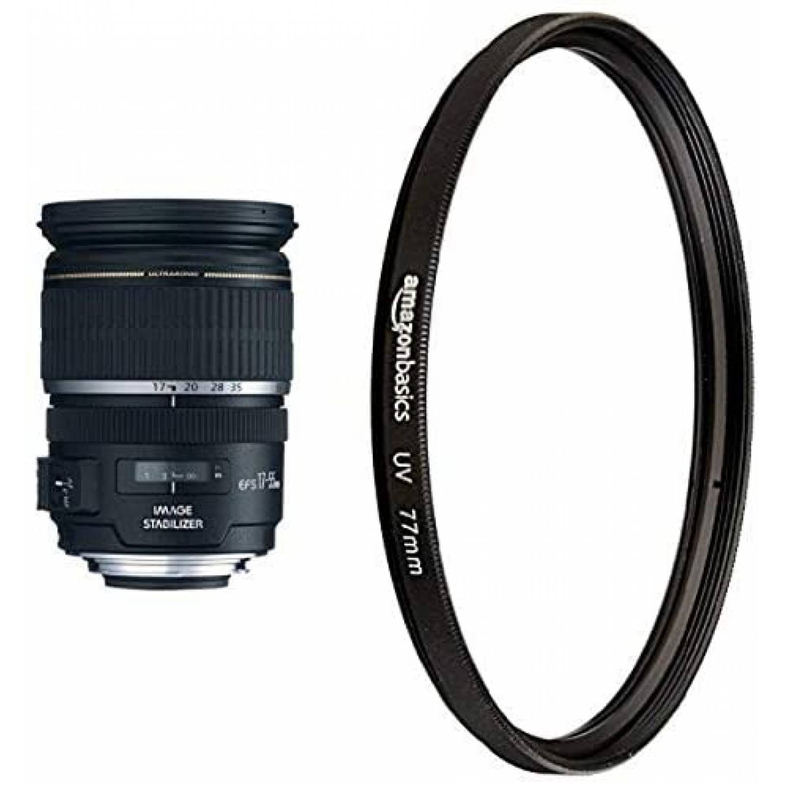 Lente para Cámara Canon EF-S 17-55mm f/2.8 con Filtro UV 