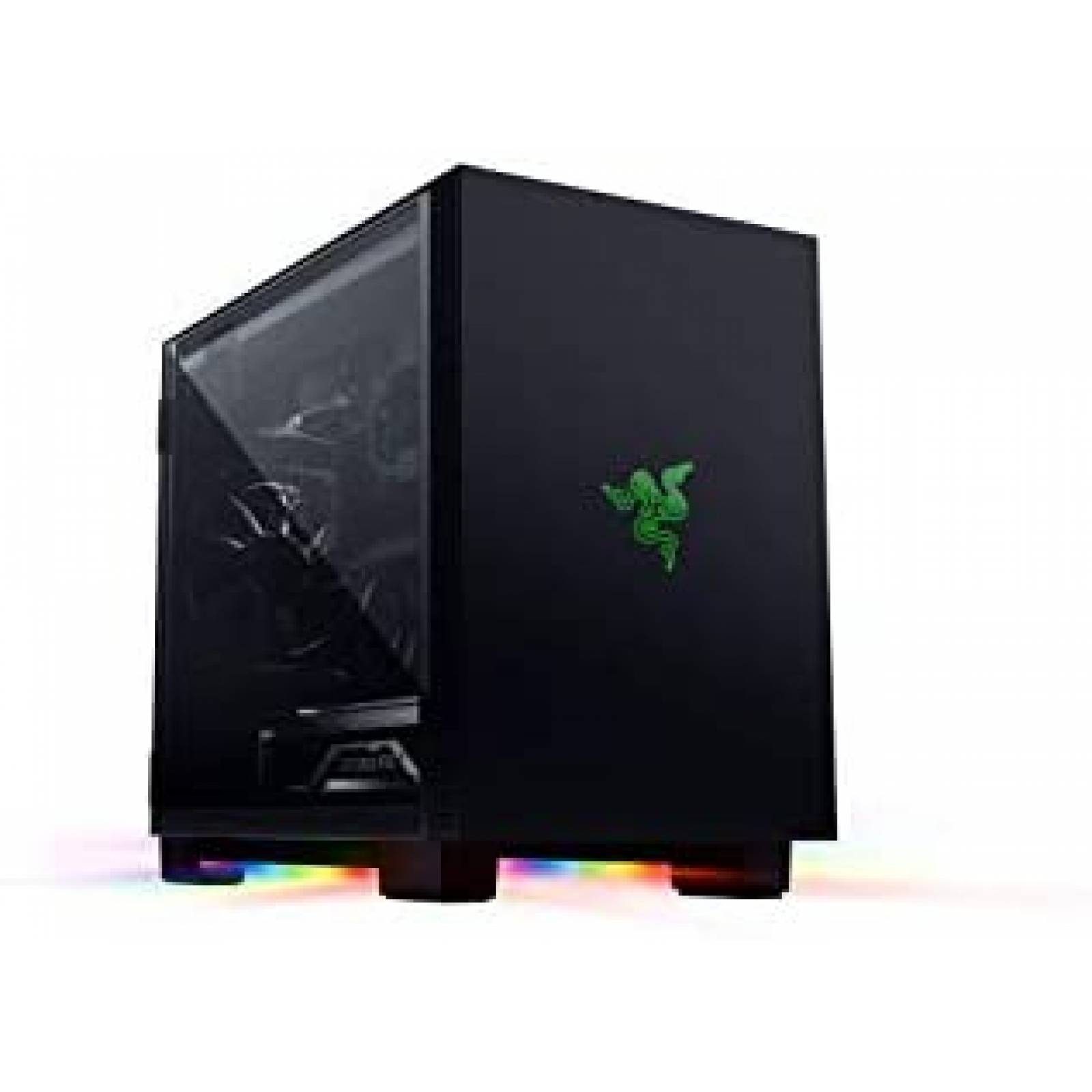 Chasis Mini-ITX Razer Tomahawk Cristal Templado Chroma RGB
