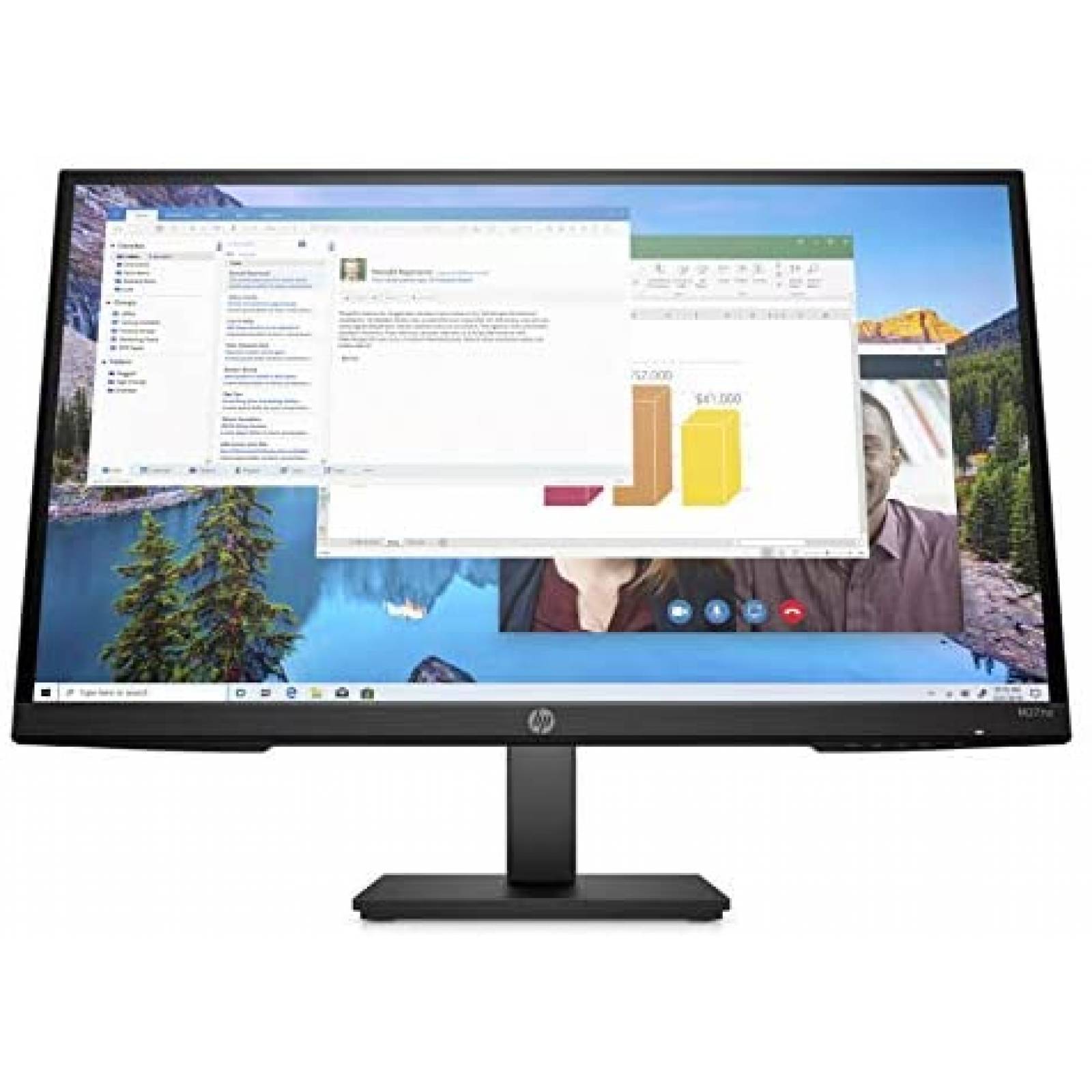 Monitor HP 22H94AA#ABA 27'' 1080P Altura Ajustable -Negro 
