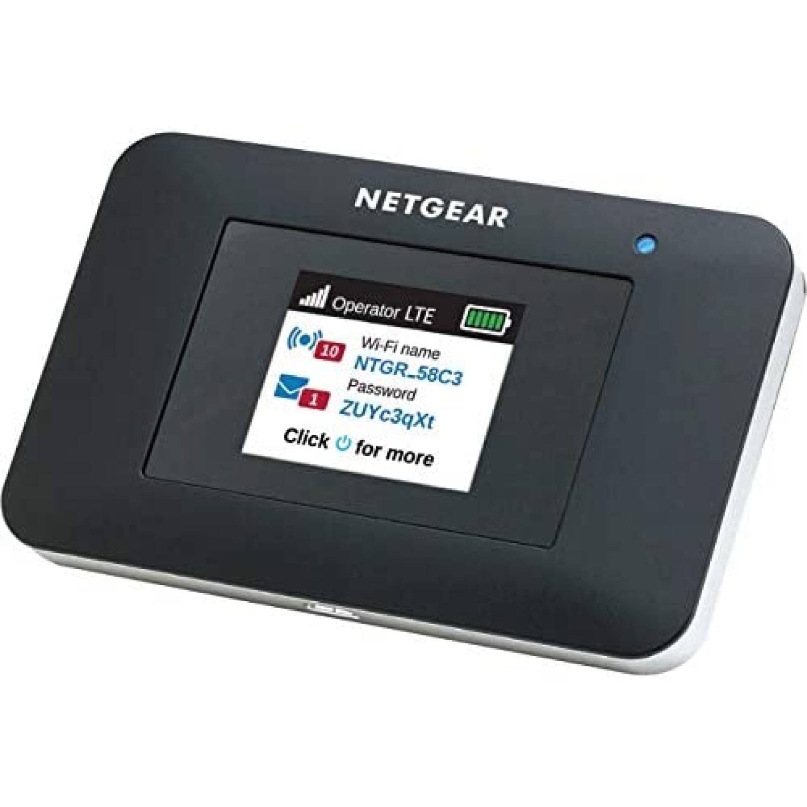 Router NETGEAR AC797100NAS LCD 400Mbps 4G LTE USB Negro
