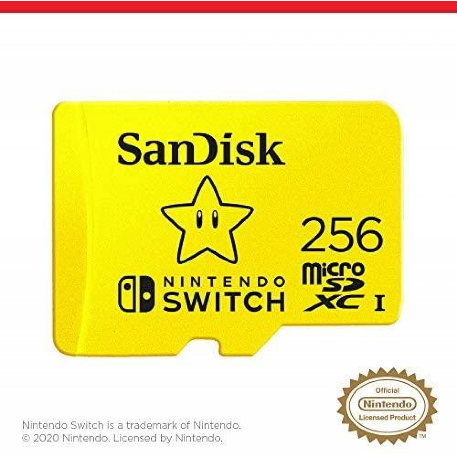 Tarjeta de Almacenamiento SanDisk MicroSD Nintendo Switch