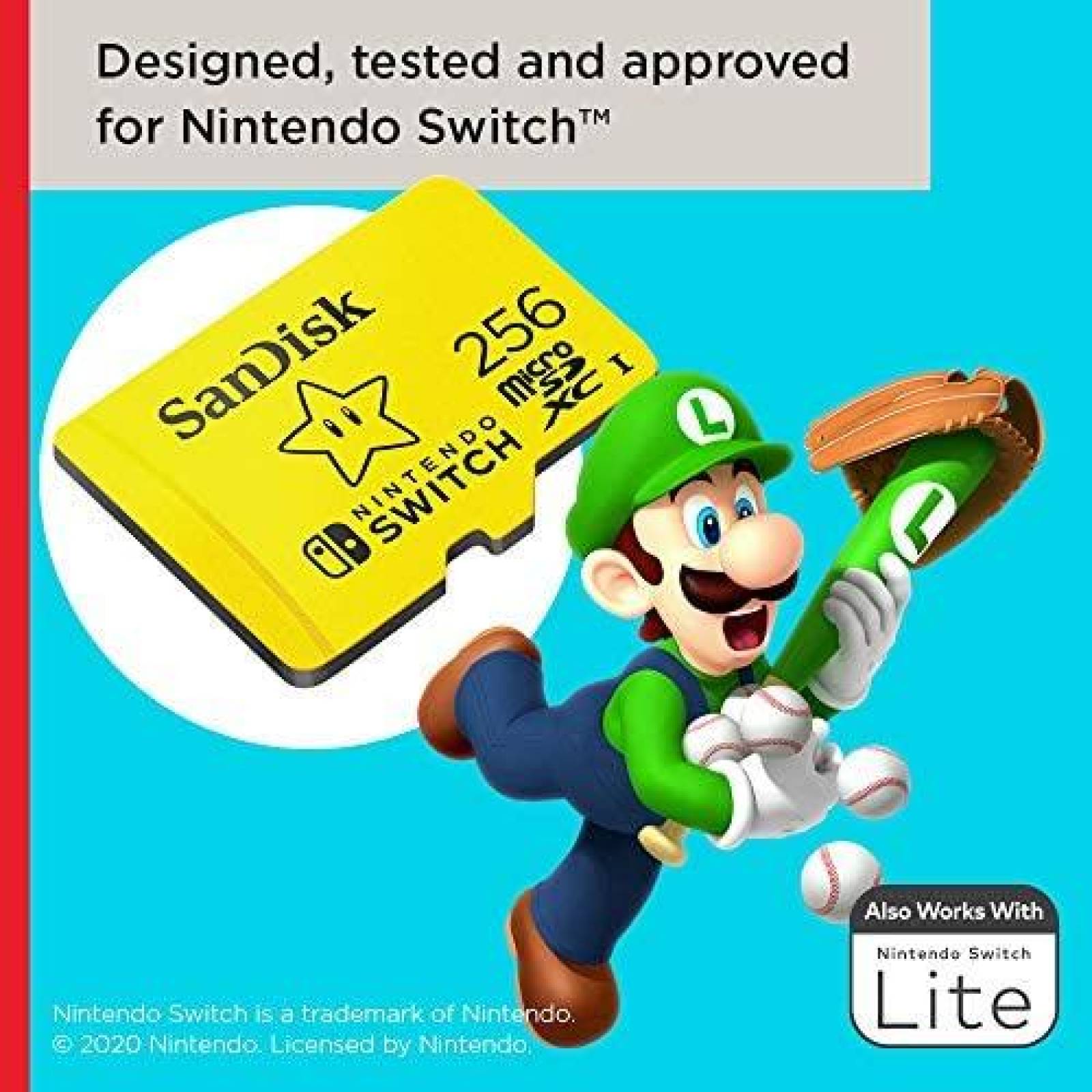 Tarjeta de Almacenamiento SanDisk MicroSD Nintendo Switch