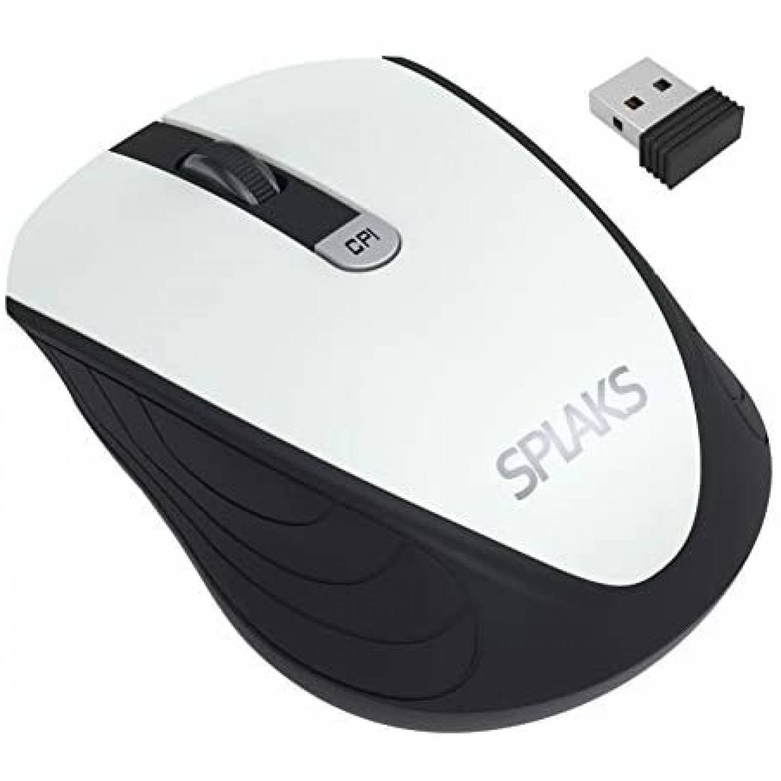 Mouse Splaks Inalámbrico Portátil 2.4Ghz DPI Ajustable