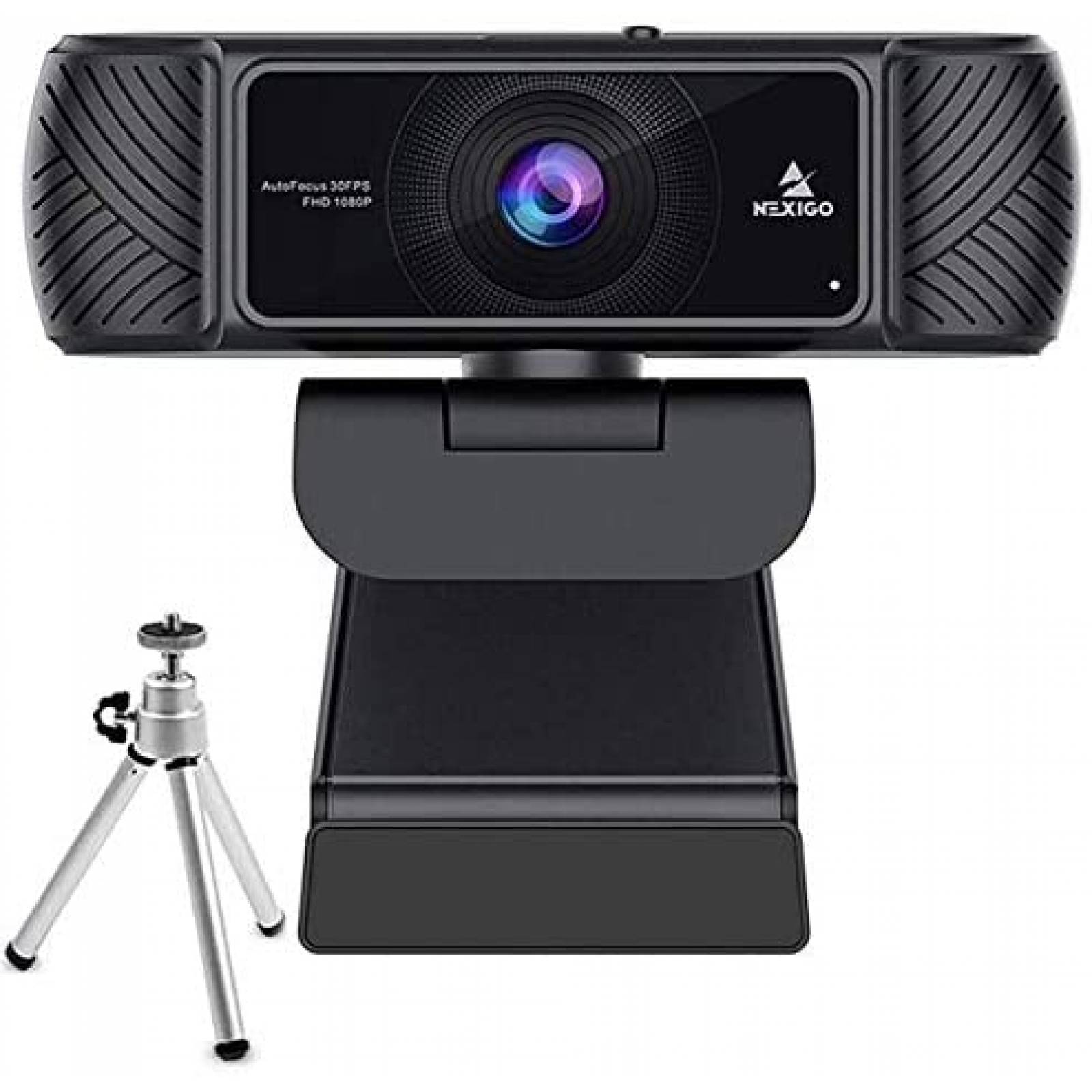 Cámara Web NexiGo 1080p Perfecta para Conferencias -Negro 