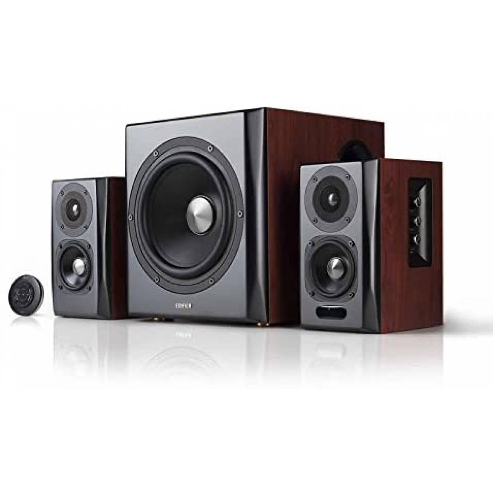 Estéreo Edifier S350DB Bluetooth c/ Control Remoto -Madera 