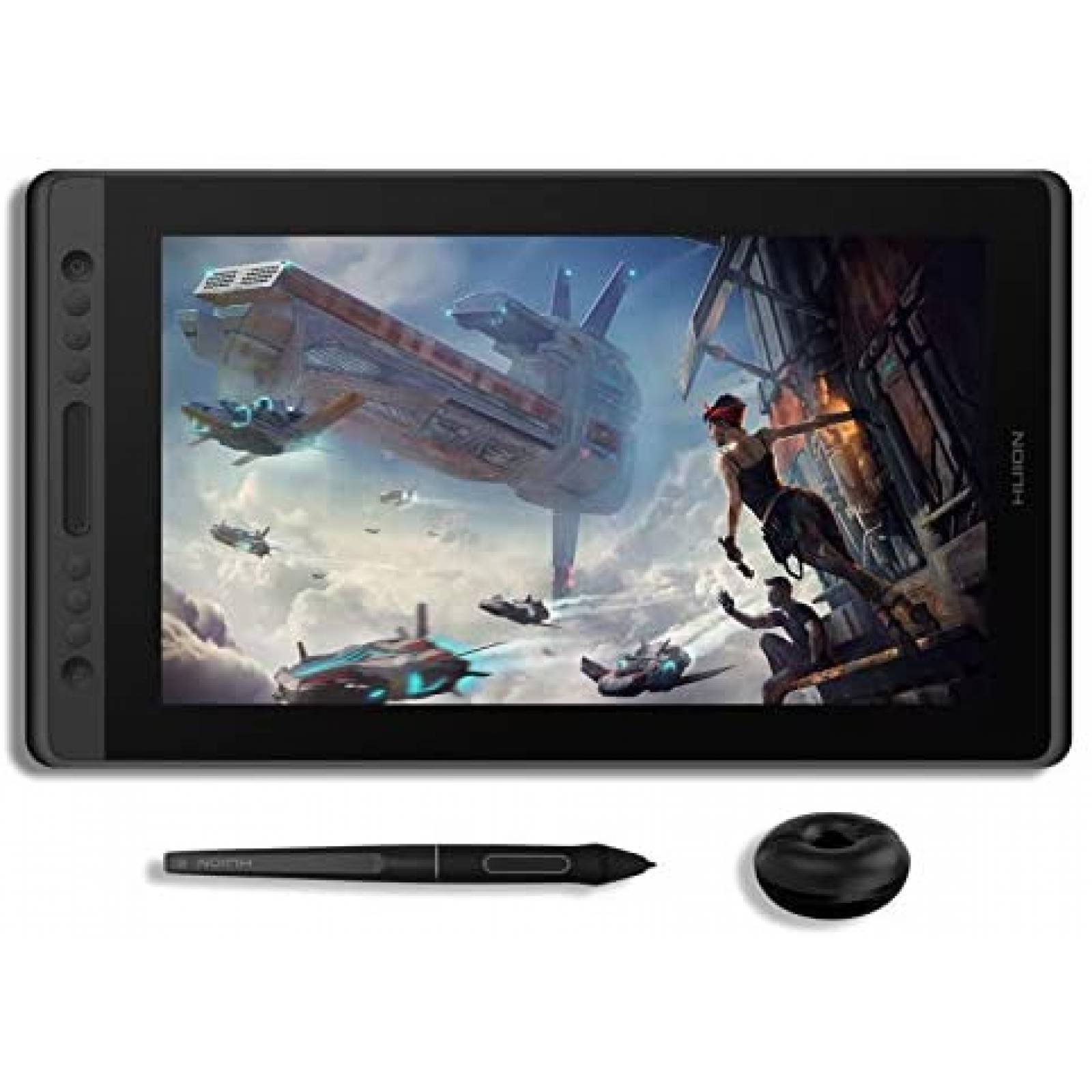Tableta de Dibujo HUION GT-156 3 en 1 Cable HDMI -Negro
