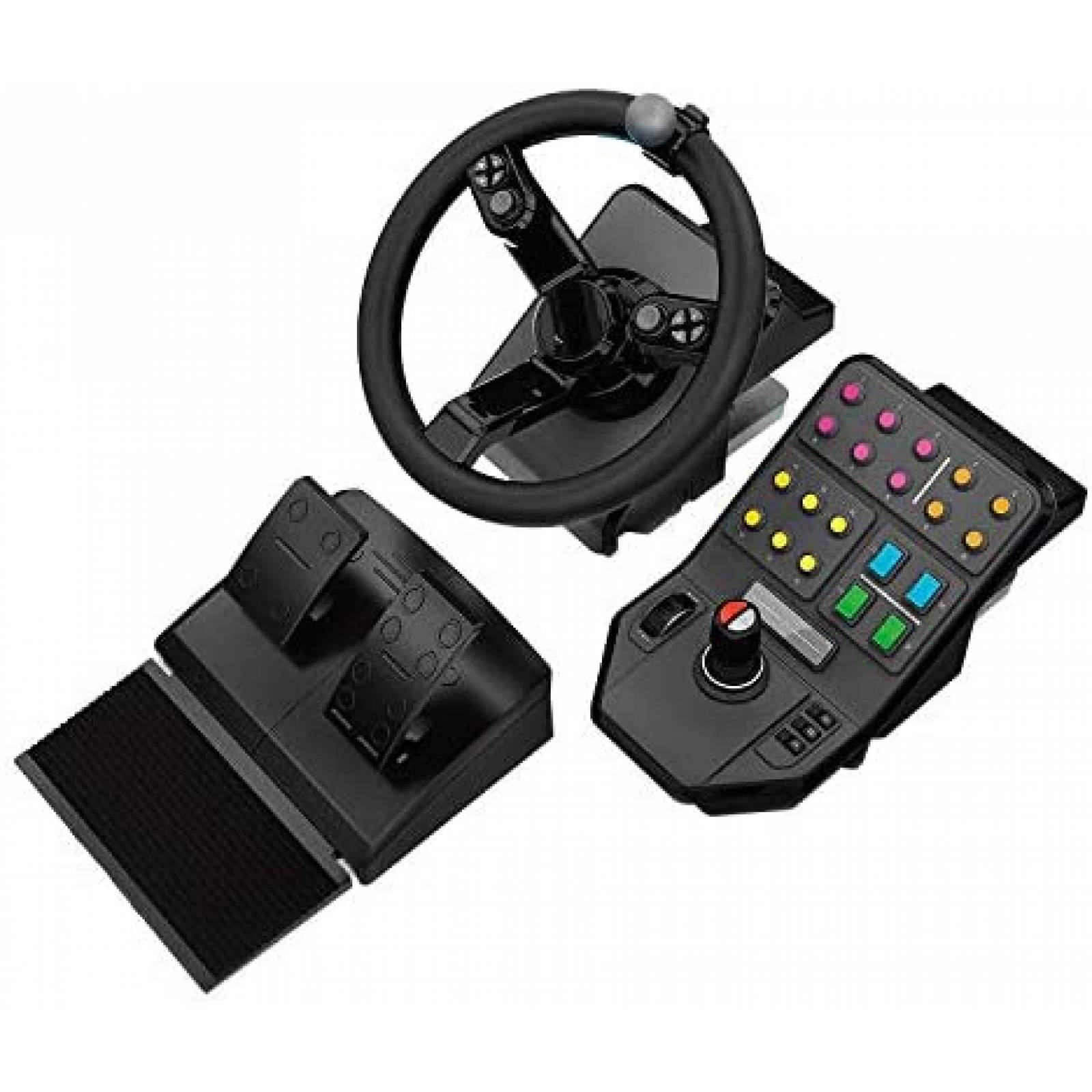 Simulador de Carreras Logitech G Volante y Pedales -Negro