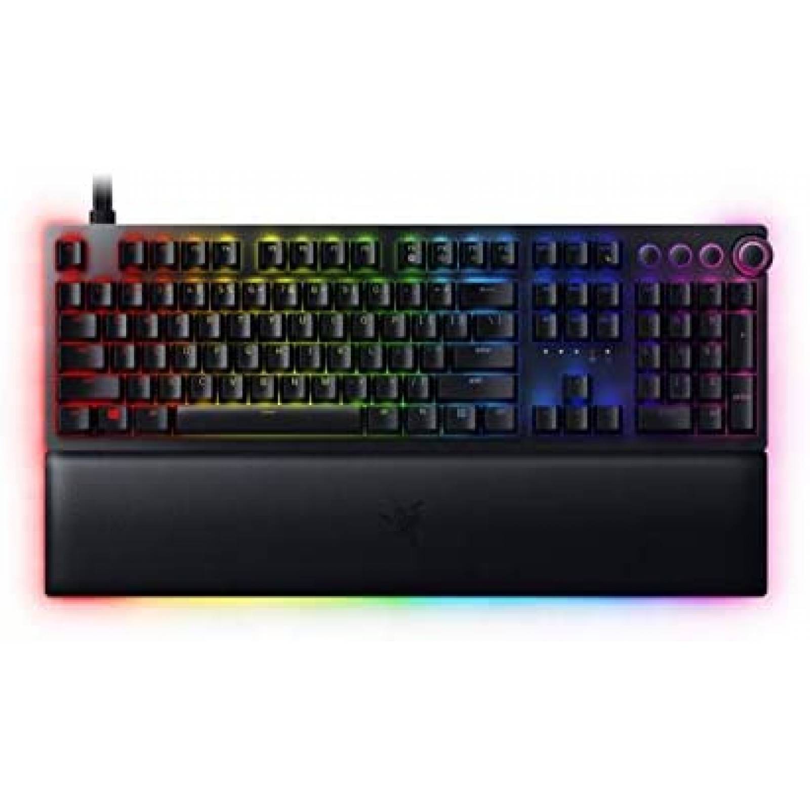 Teclado Gamer Razer Huntsman V2 RGB USB 3.0 Análogo -Negro 