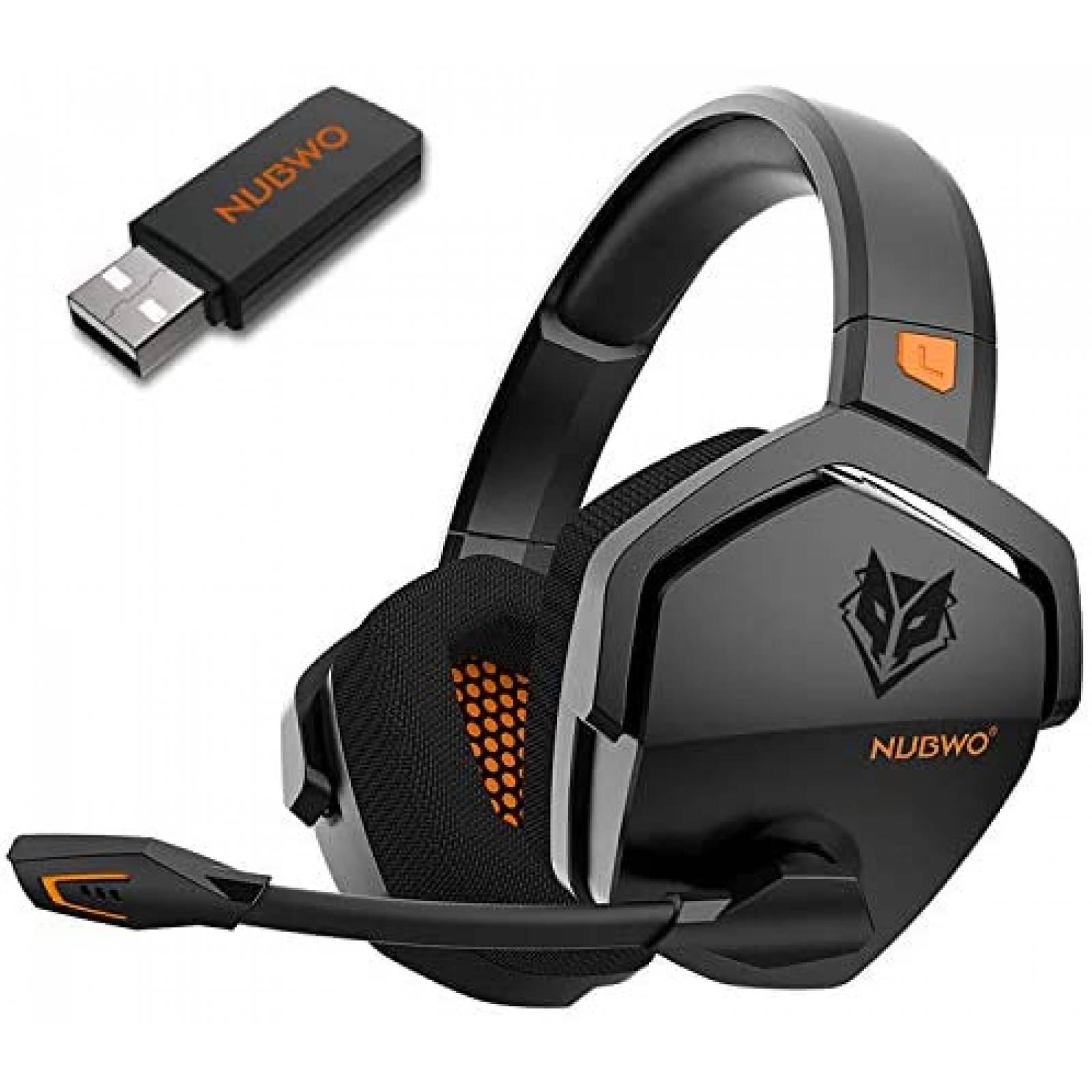 Audífonos Gamer NUBWO G06 Inalámbricos con Micrófono -Negro