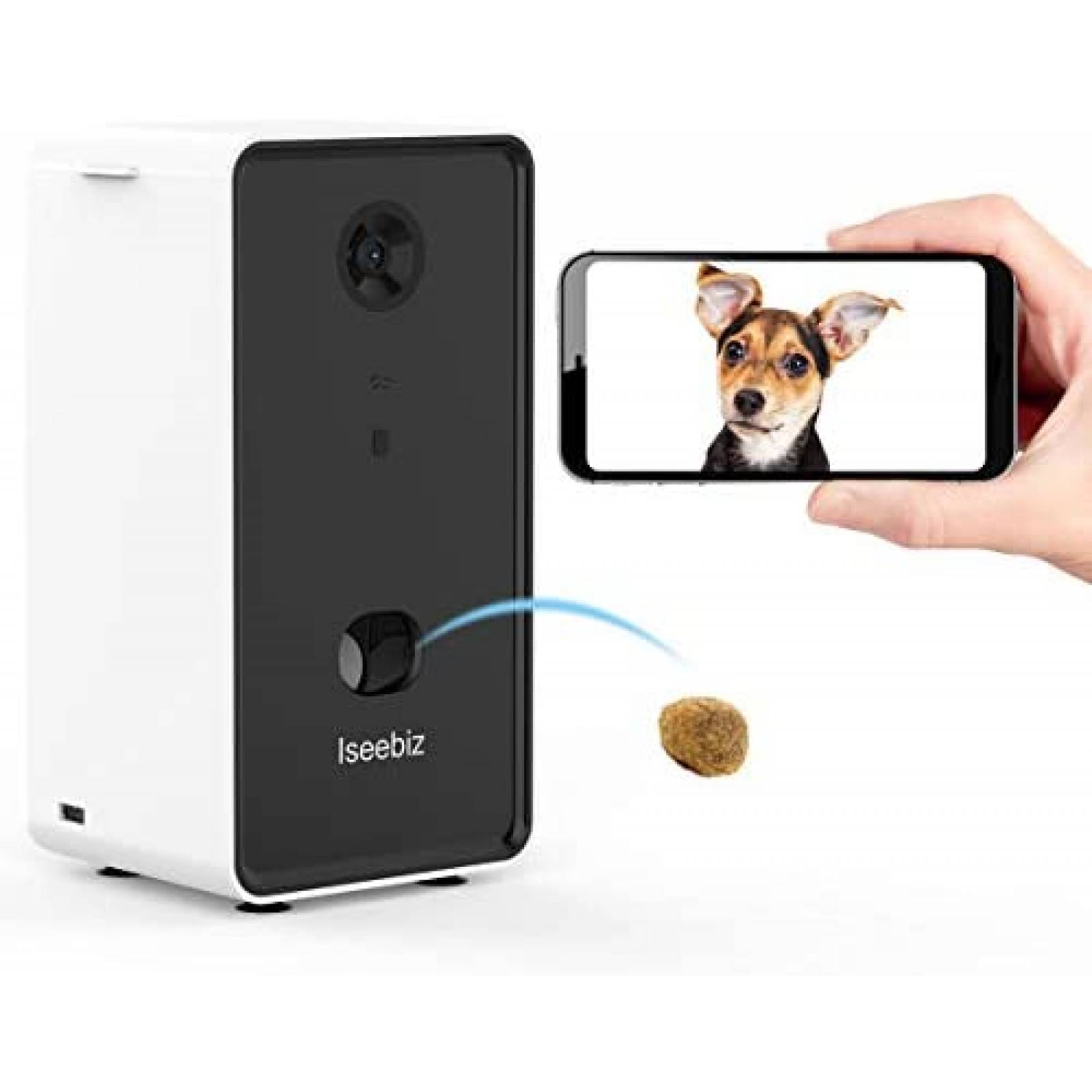 Cámara Inteligente para Mascotas Iseebiz Audio de 2 Vías