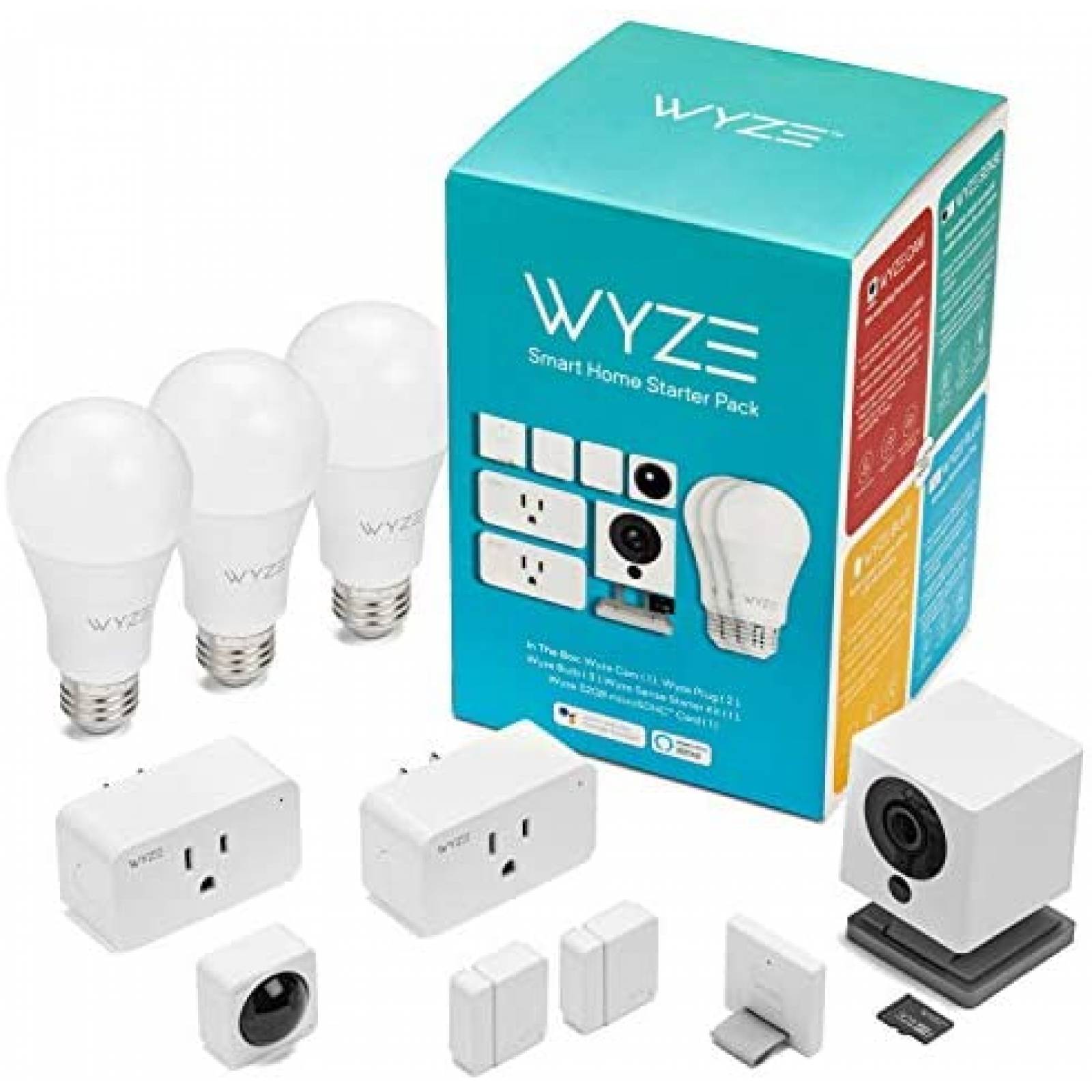 Kit de inicio WyzeCam para casa inteligente 11 piezas 