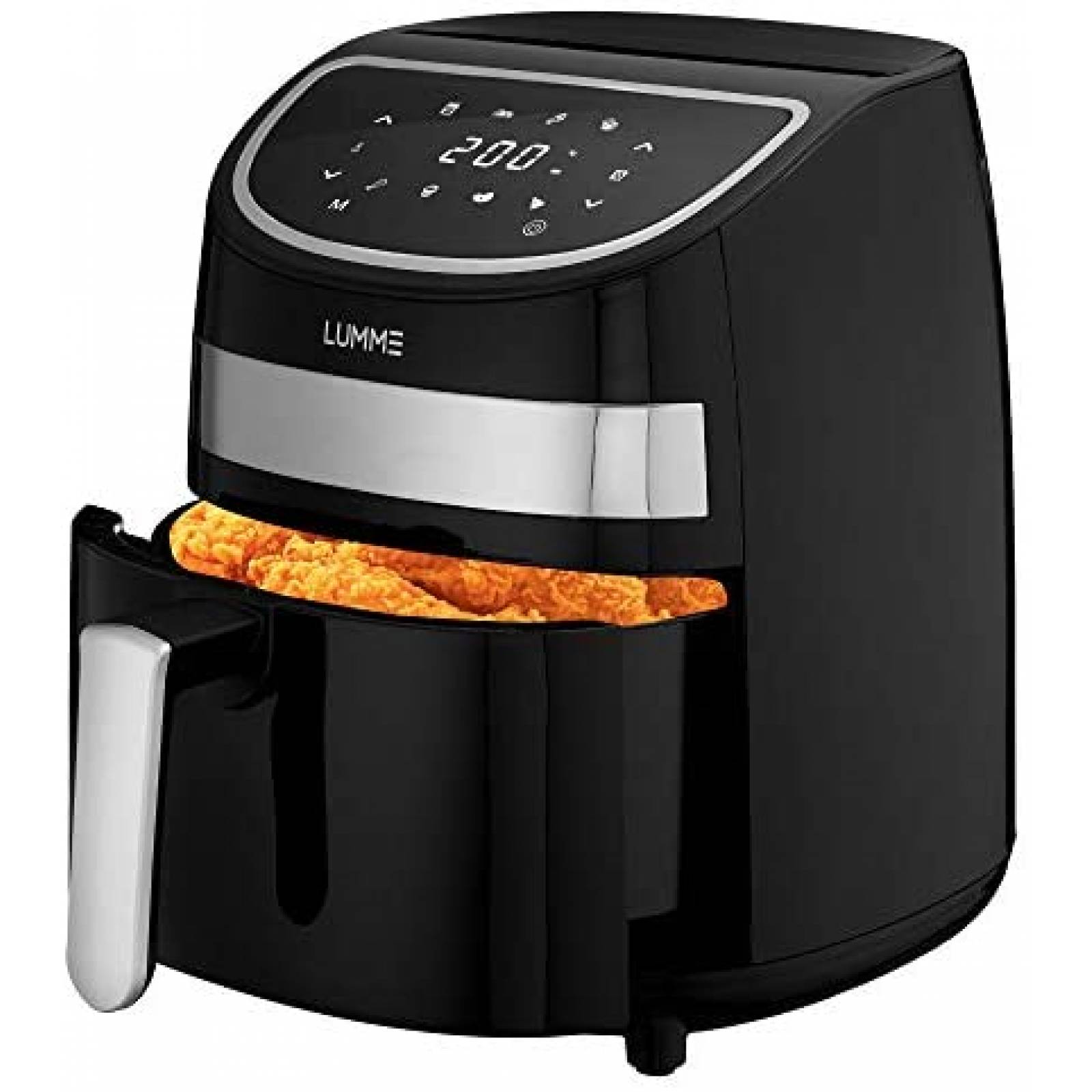 Freídora de Aire Digital Lumme 3.5L Display Táctil -Negro 