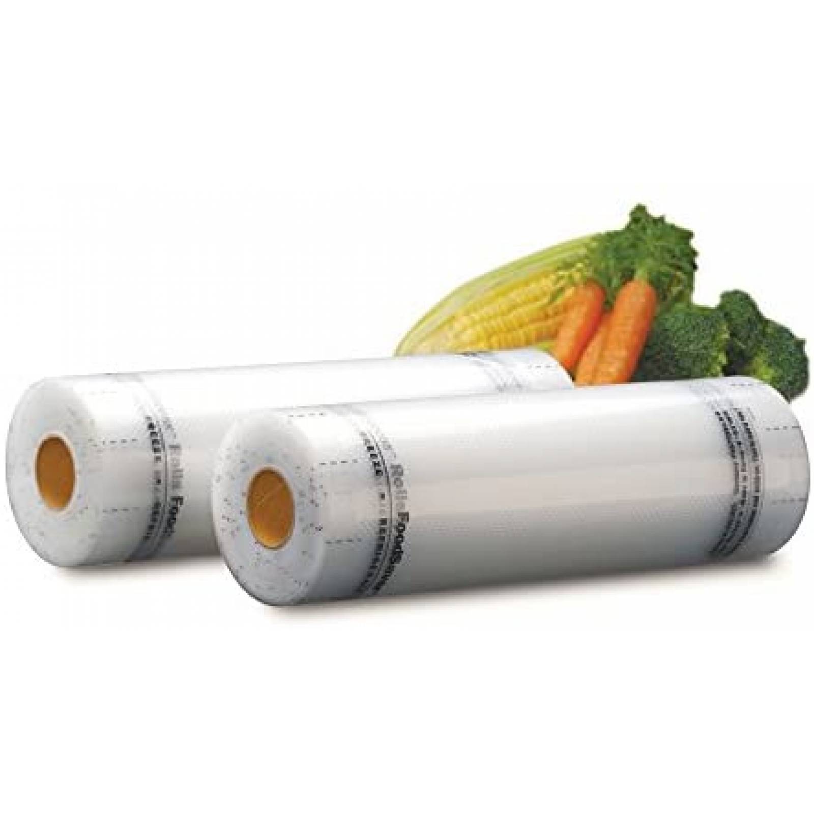 Bolsas Selladoras para Alimentos FoodSaver 2 Rollos -Transp 