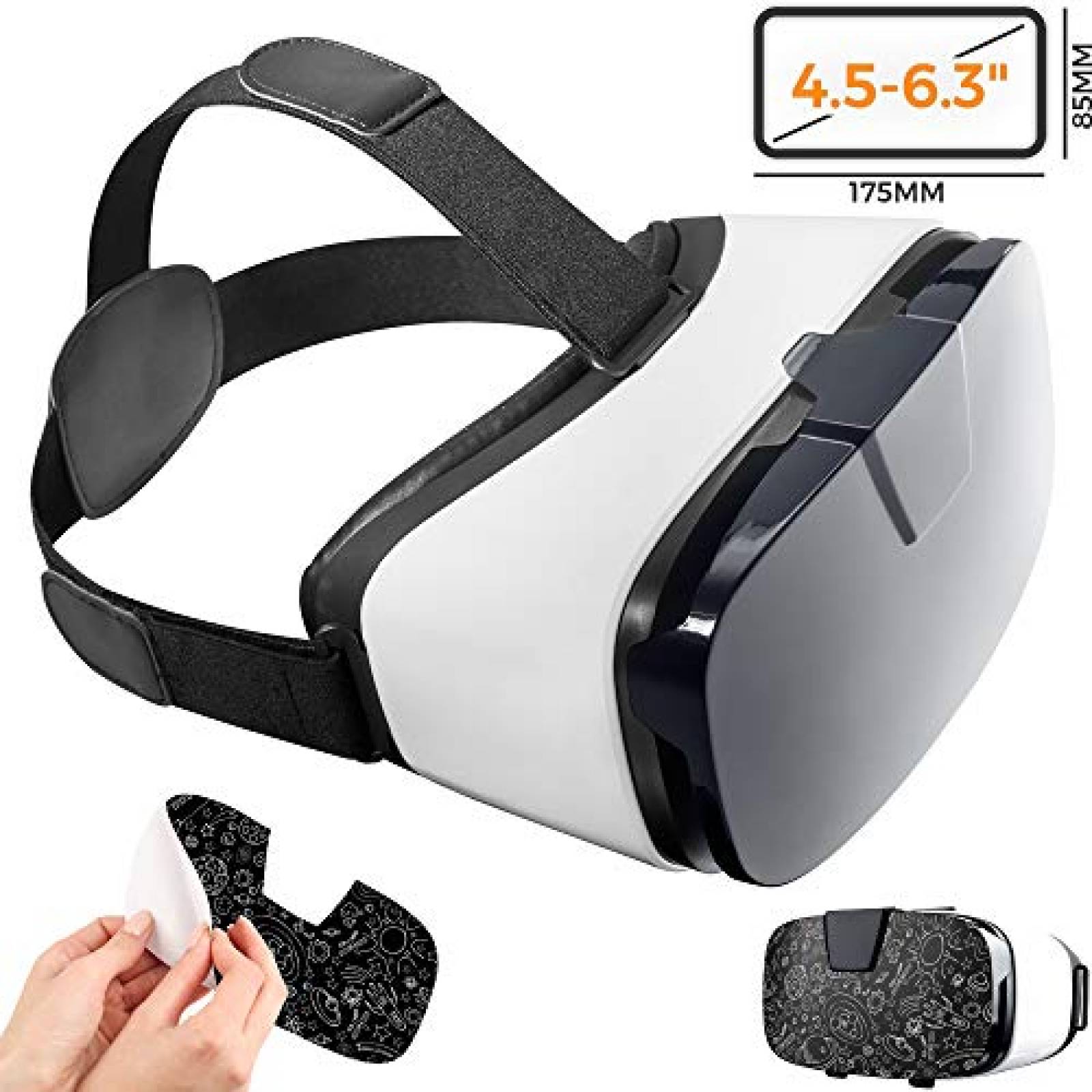 Visor de Realidad Virtual digib smartphones 6.3'' -Espacio 