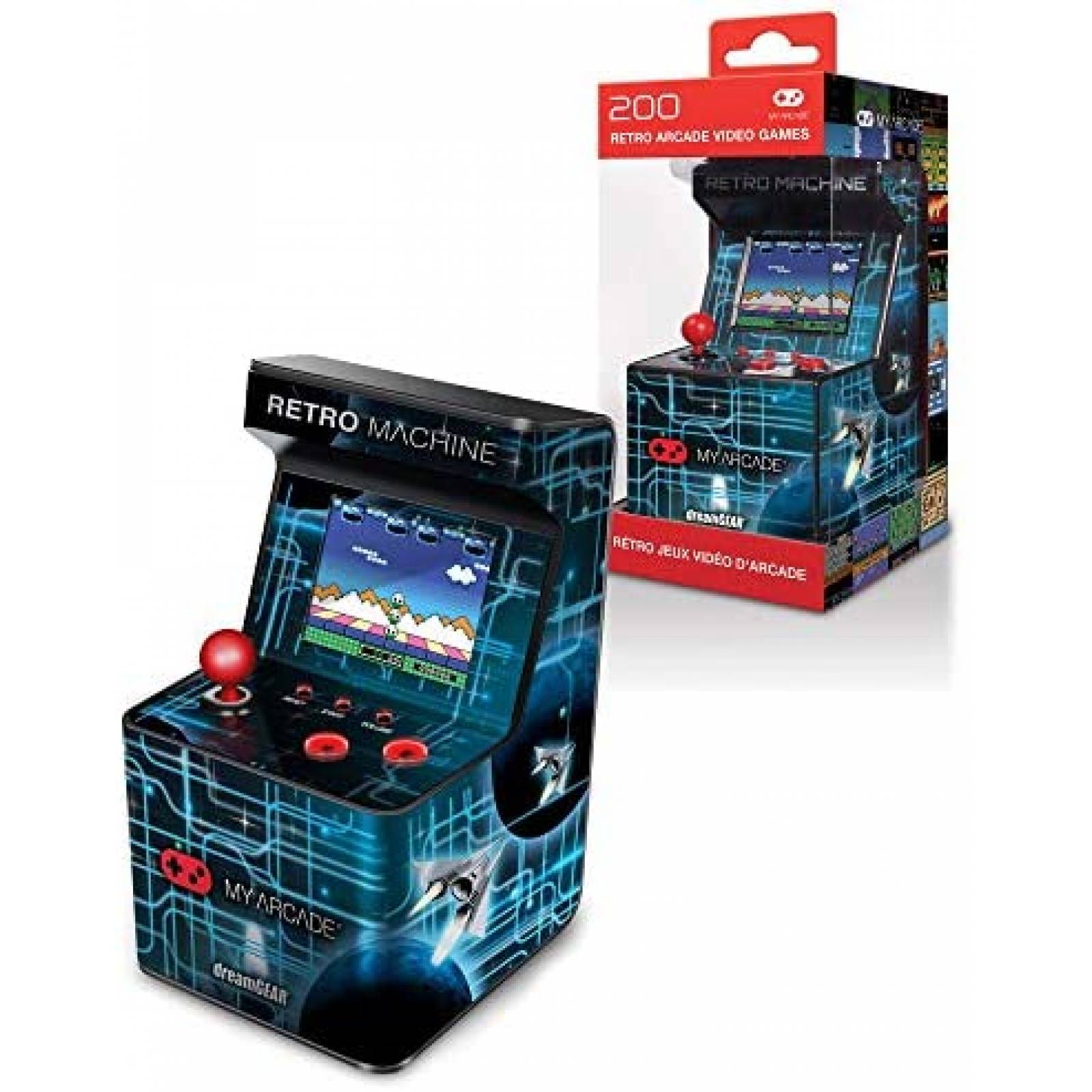 Mini Arcade My Arcade Retro Machine c 200 juegos precargados 