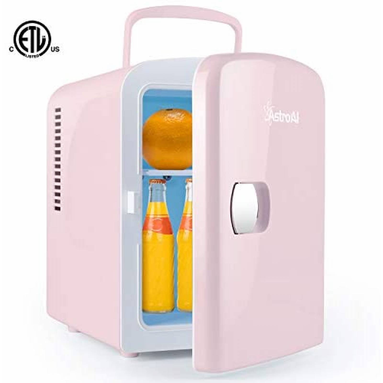 Mini Refrigerador AstroAI 4L Compacto de 0 -Rosado 