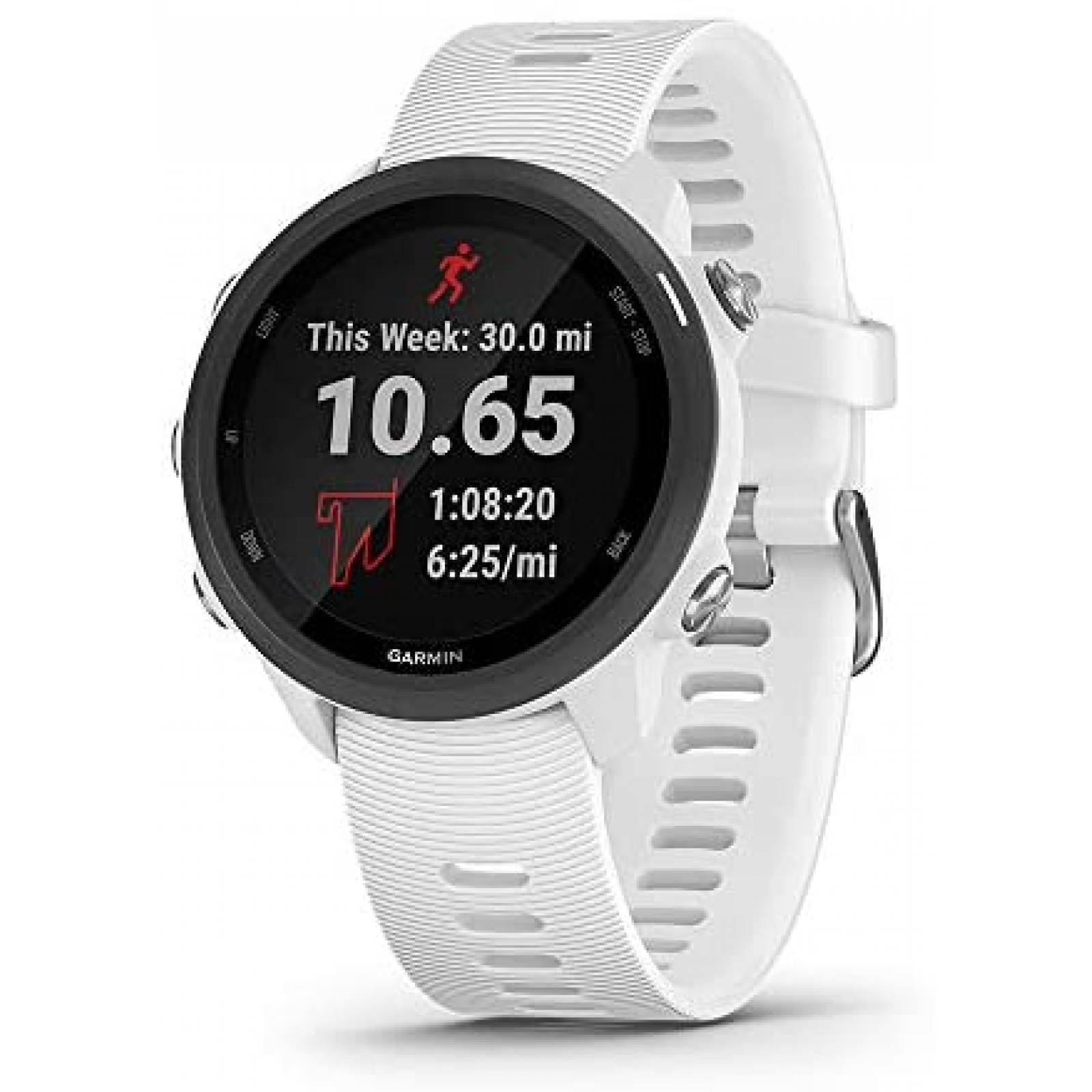 Reloj Garmin Forerunner 245 GPS Smartwatch Musica -Blanco 