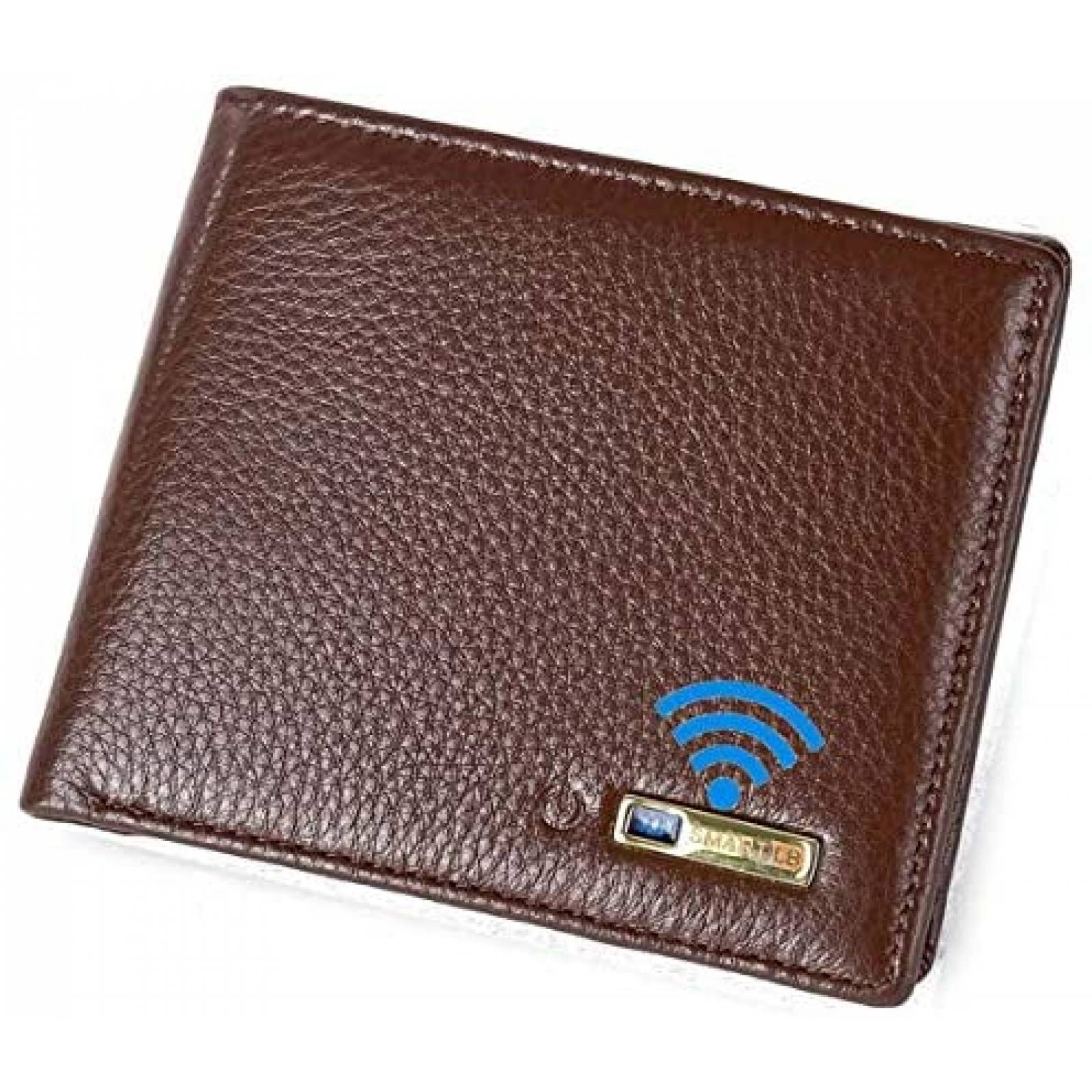 Cartera Inteligente Smart LB Antipérdida GPS -Café