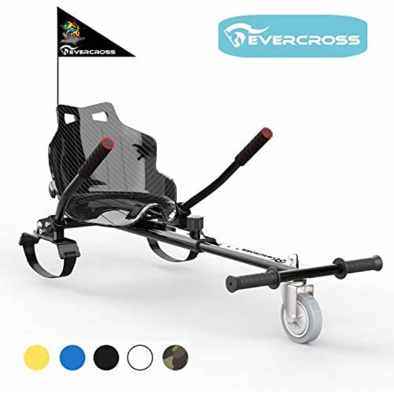 Asiento para Patineta EverCross Freno de Emrgencia -Negro 