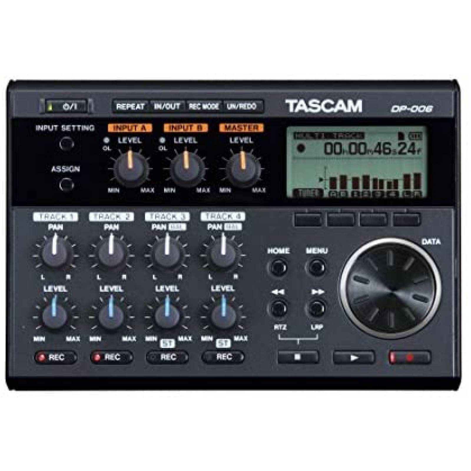 Grabadora Sonido Tascam DP-006 6 Track Digital -Negro 