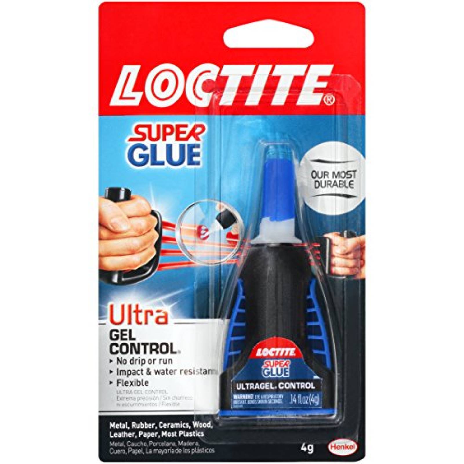 Pegamento Loctite Adhesivo Instantáneo 4 Gramos -Transp 