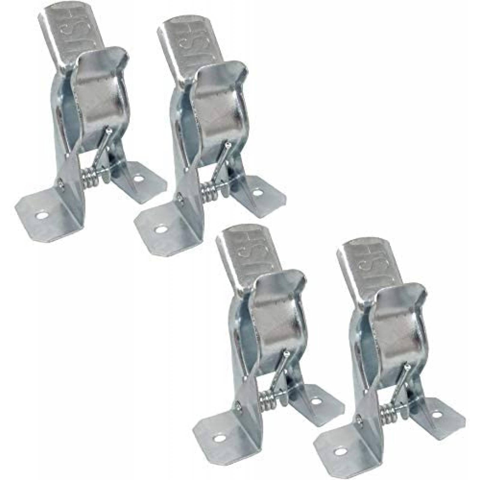 4 Clips Montables BULLDOG Organizadores Caseros -Plata 