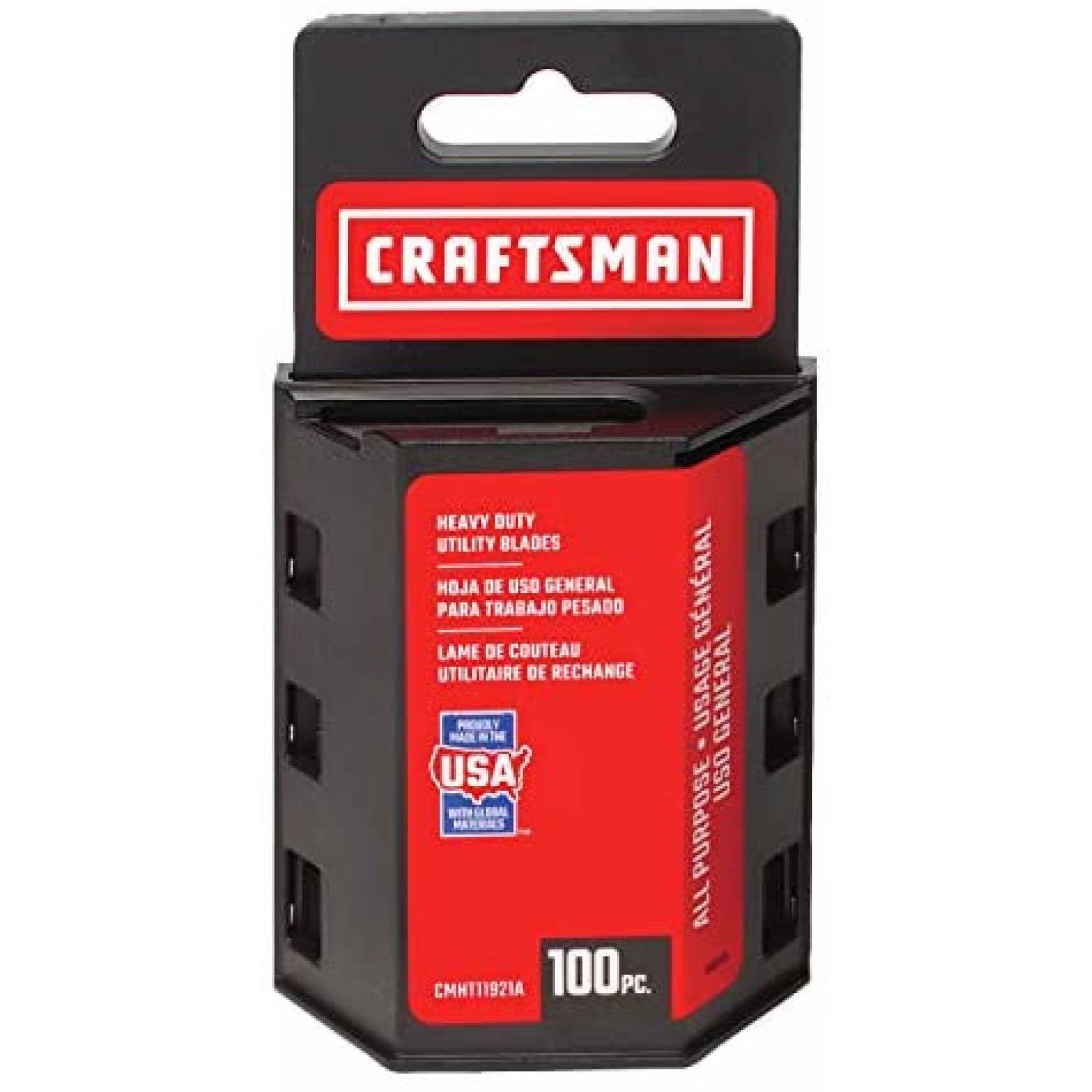 Paquete de Navajas CRAFTSMAN para Cutter uso rudo 100pcs