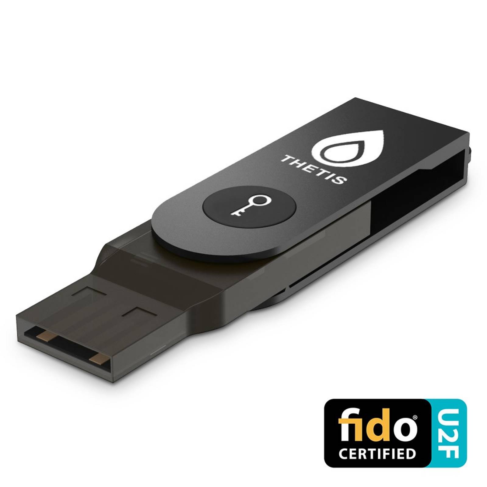 Llave De Acceso Usb Thetis Fido U2f Protección Extra -negro 