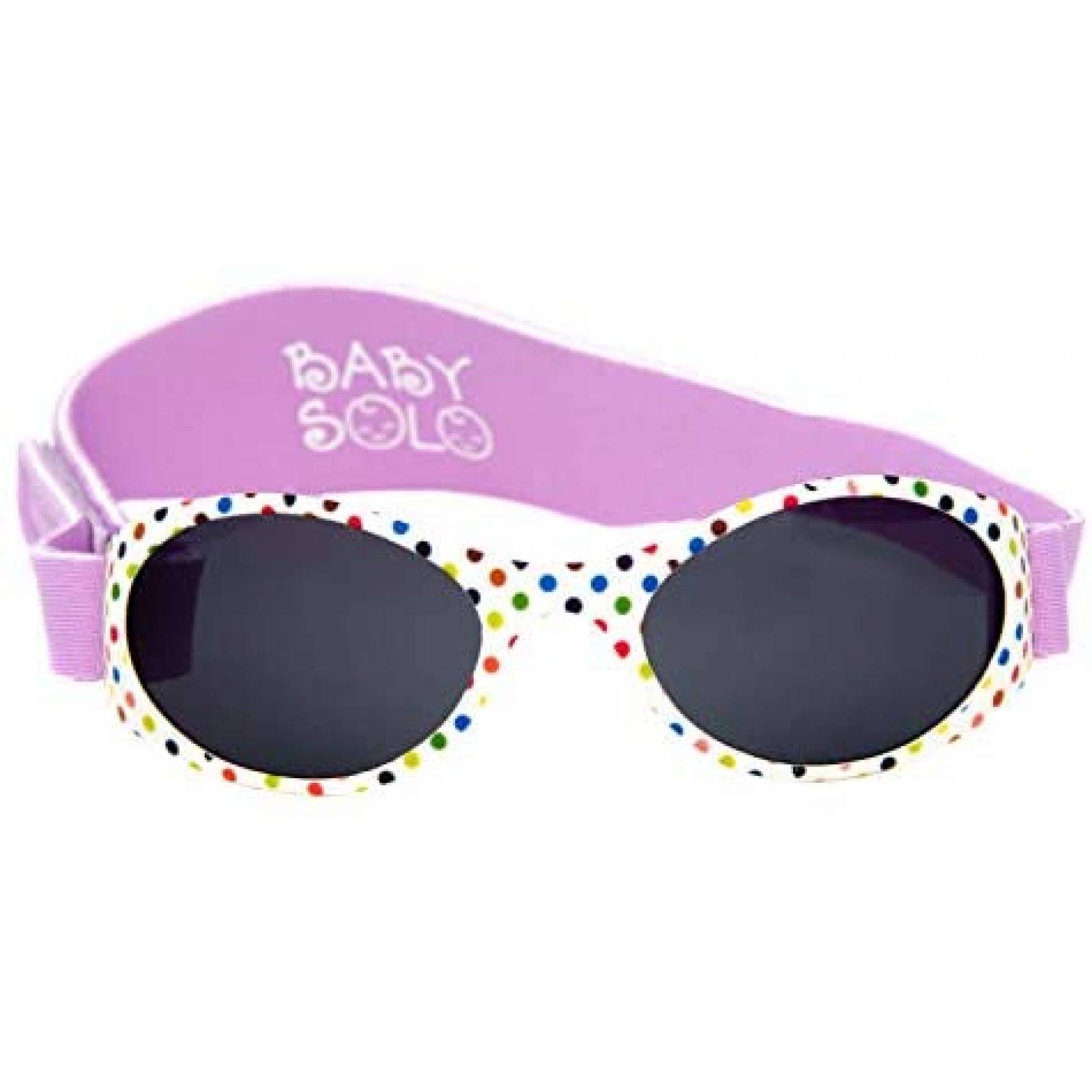 Lentes de Sol Baby Solo para Bebé Estuche Incluido -Morado 