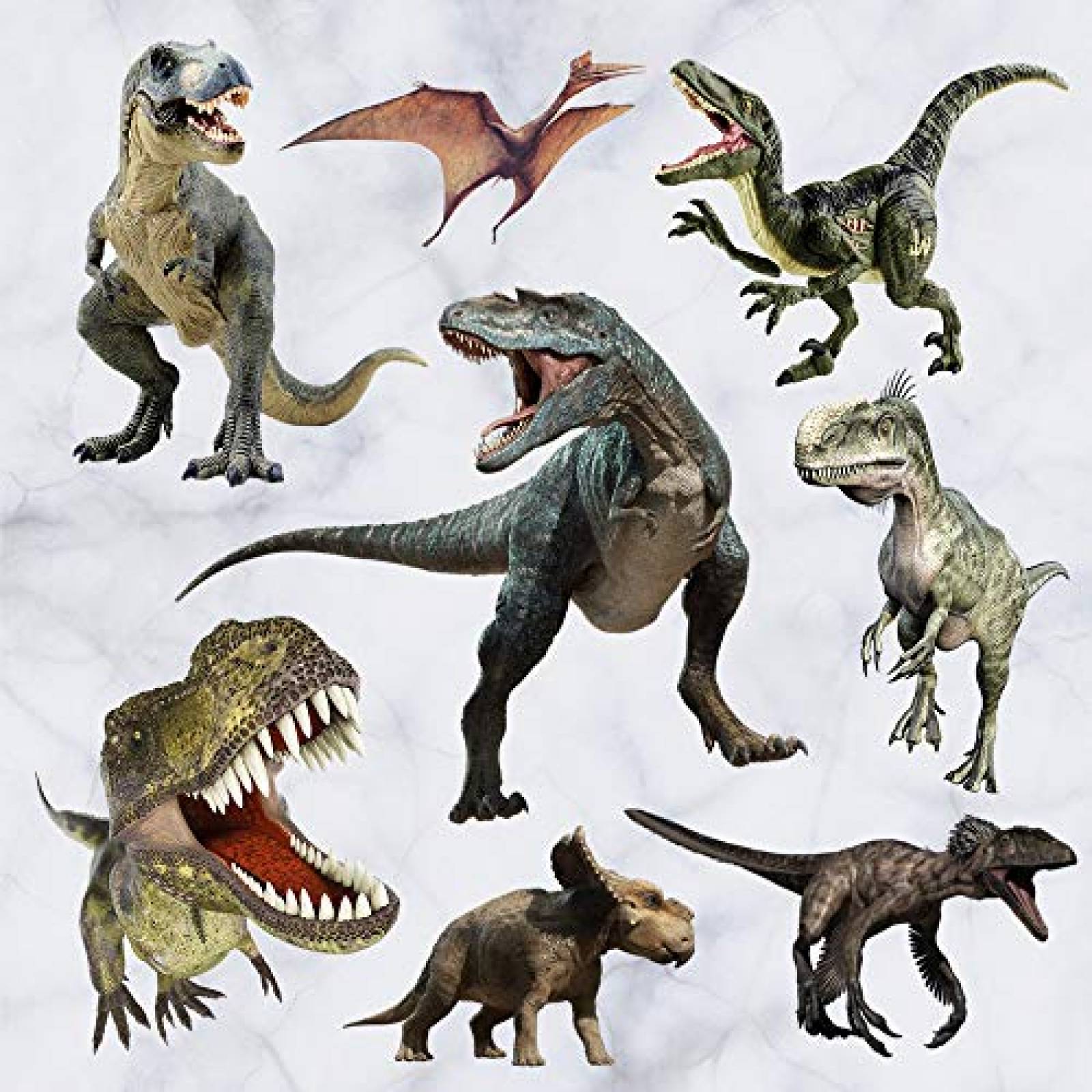 Estampas para Pared Mendom Forma de Dinosaurios 3D Niños