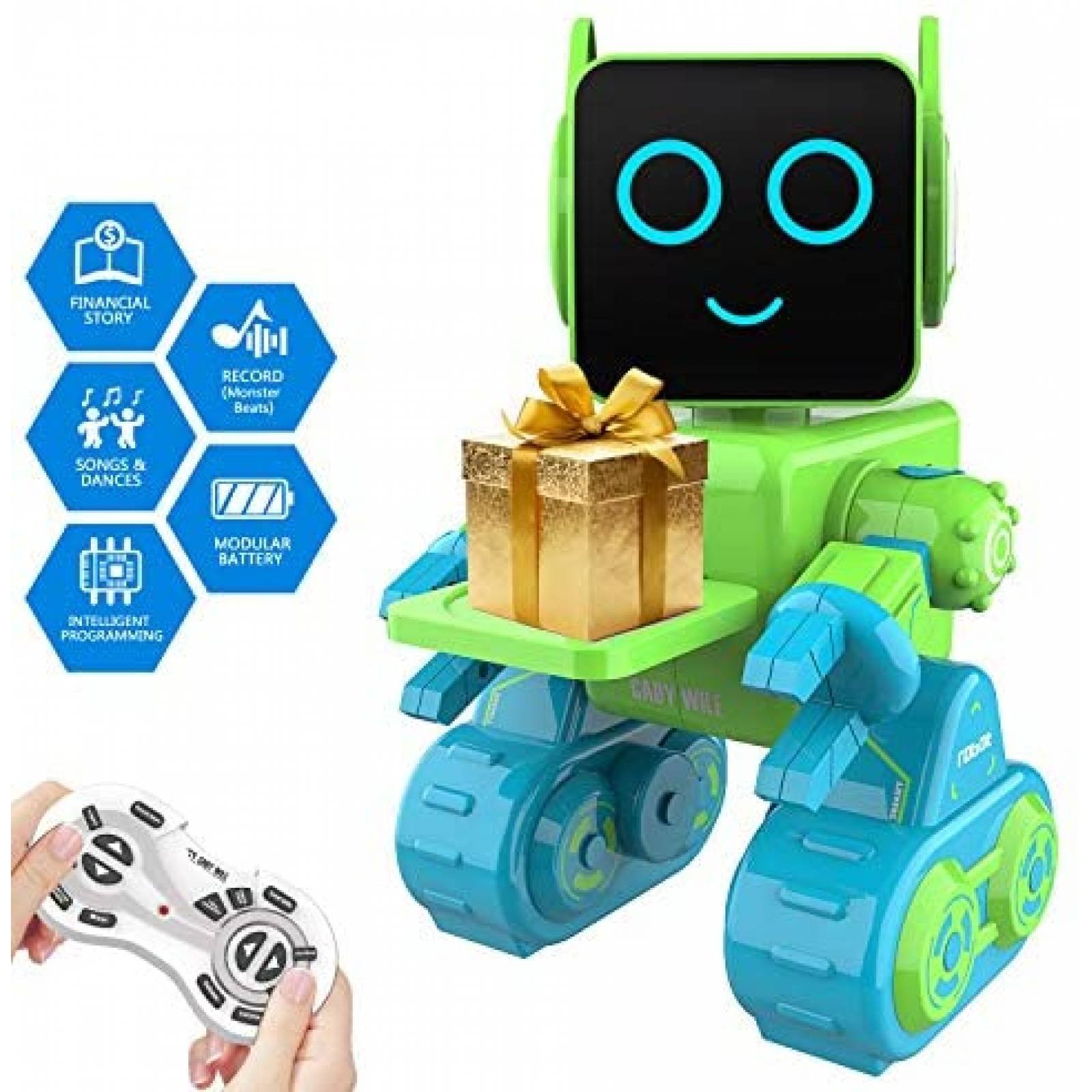 Robot de Juguete Aukfa Programable Inteligente -Verde