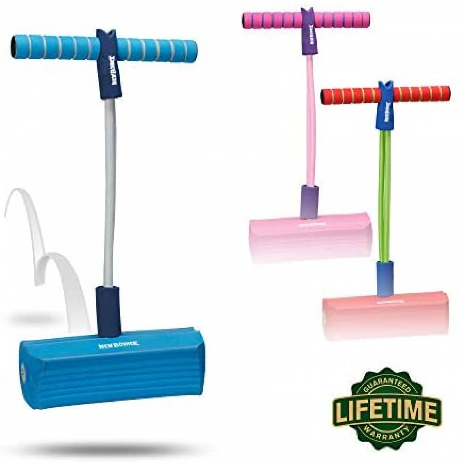 Saltador New Bounce Niños 3-5 Años 100% Seguro Foam -Azul 