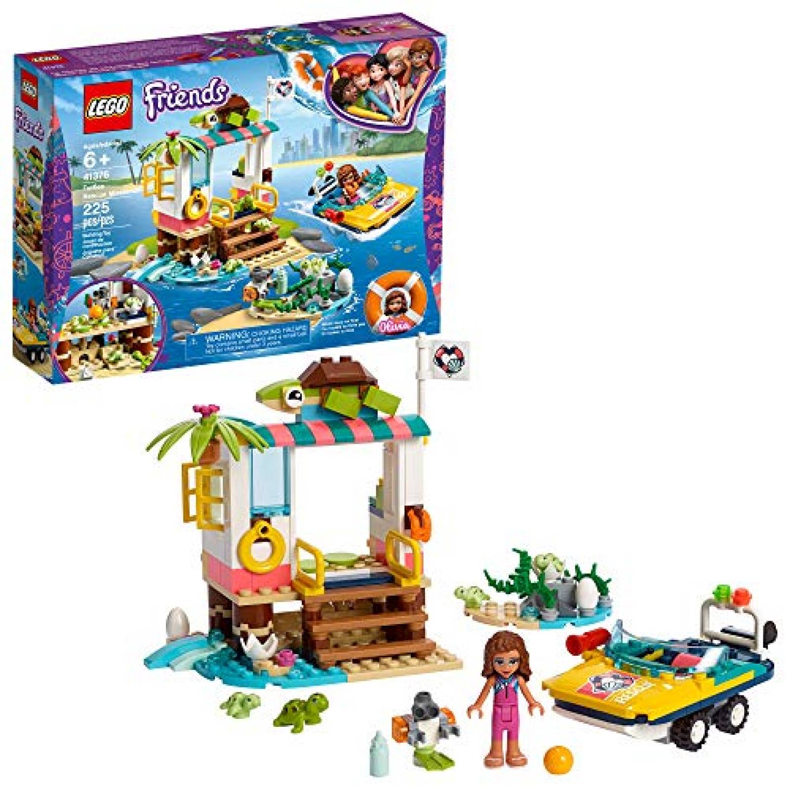 Juguete LEGO Friends: Turtles Rescue Mission 225 Piezas 6+