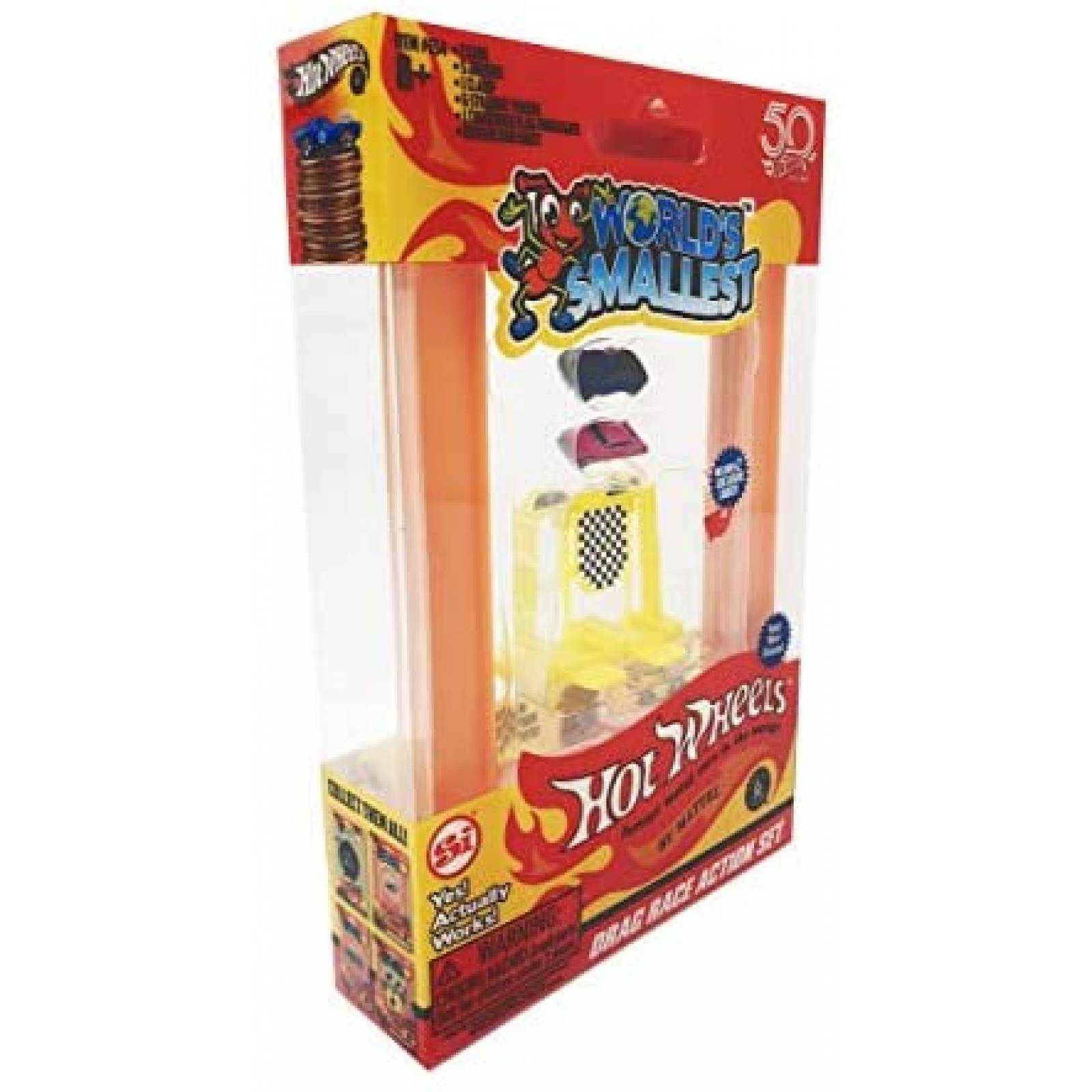 Pista de Carreras Worlds Smallest Juguete Niños -Naranja 