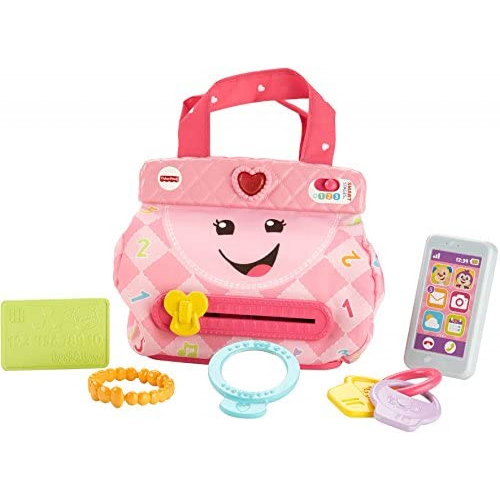 Bolsa de Juguete Fisher-Price Interactiva para Niñas -Rosa 